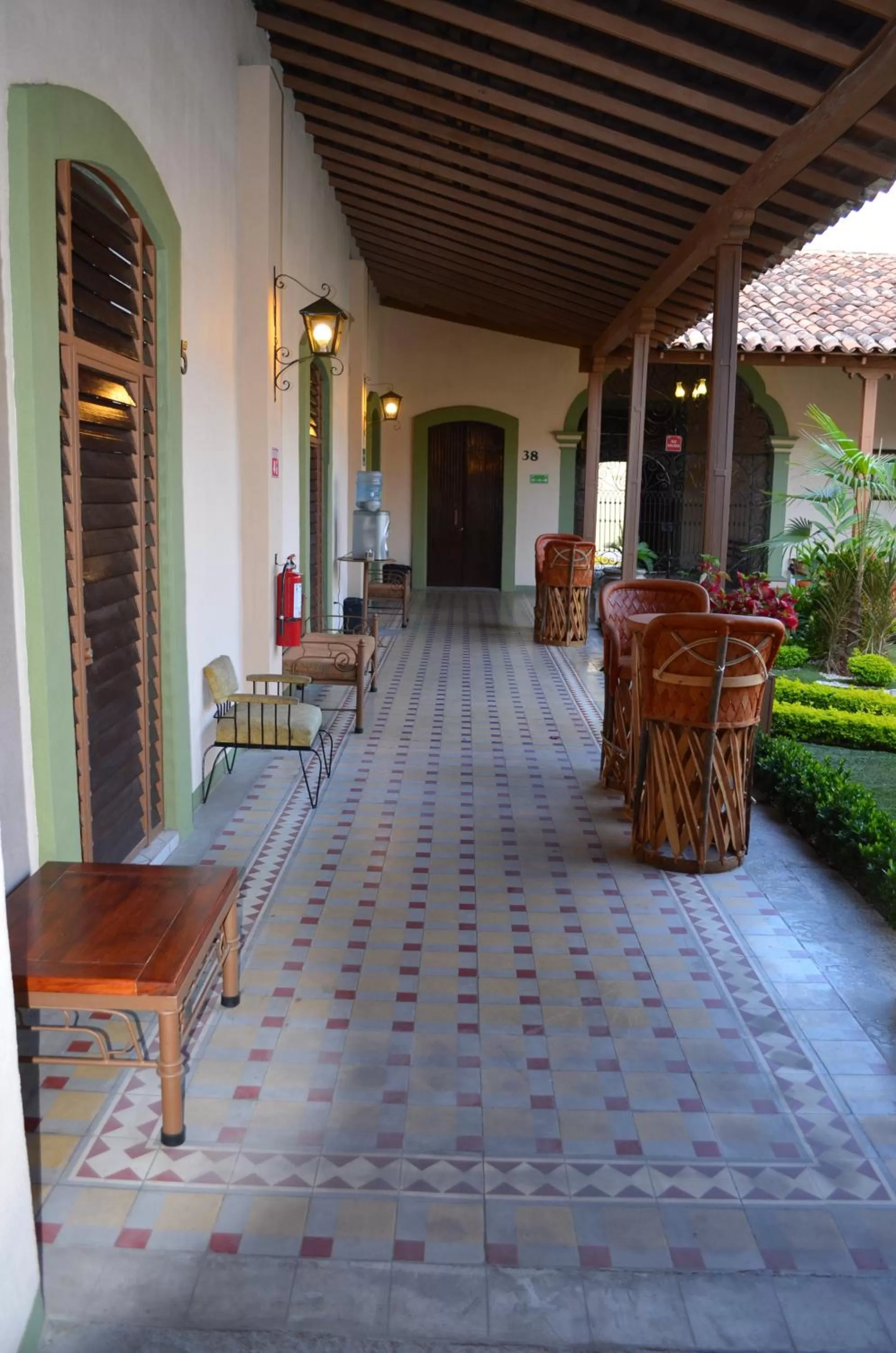 Seating area in Hotel La Merced