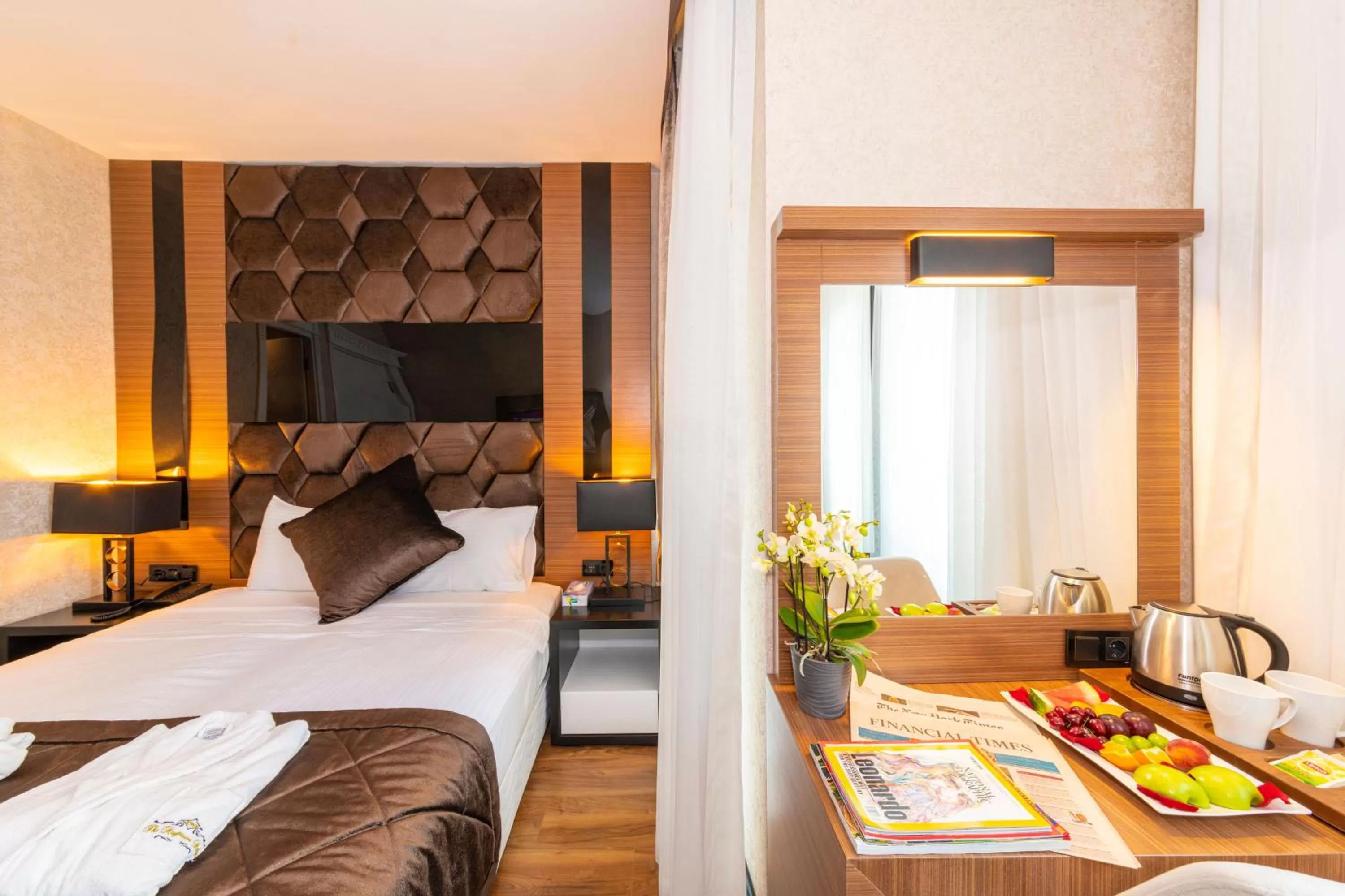 Bed in Eastanbul Suites