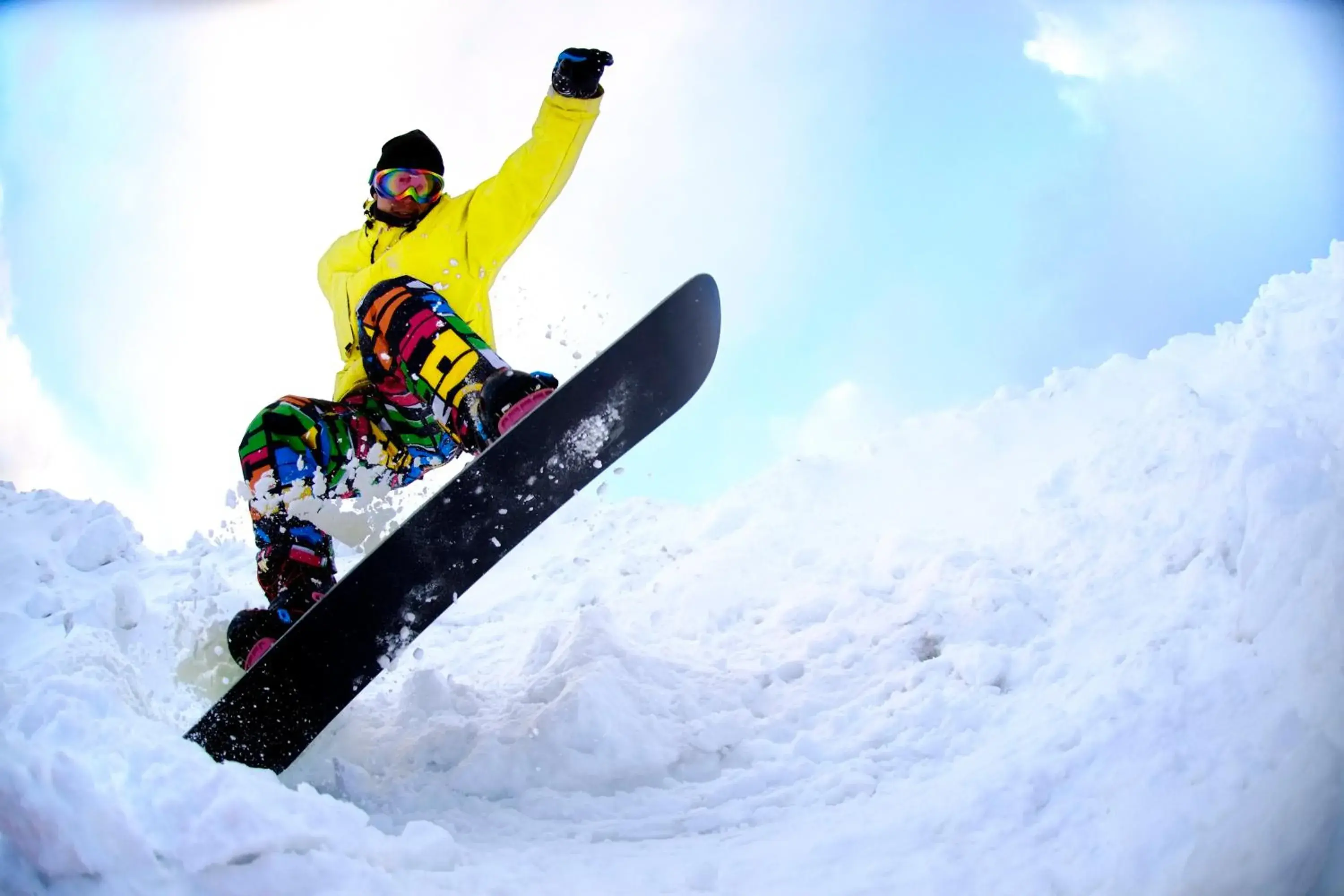 Skiing in Brick House Furano