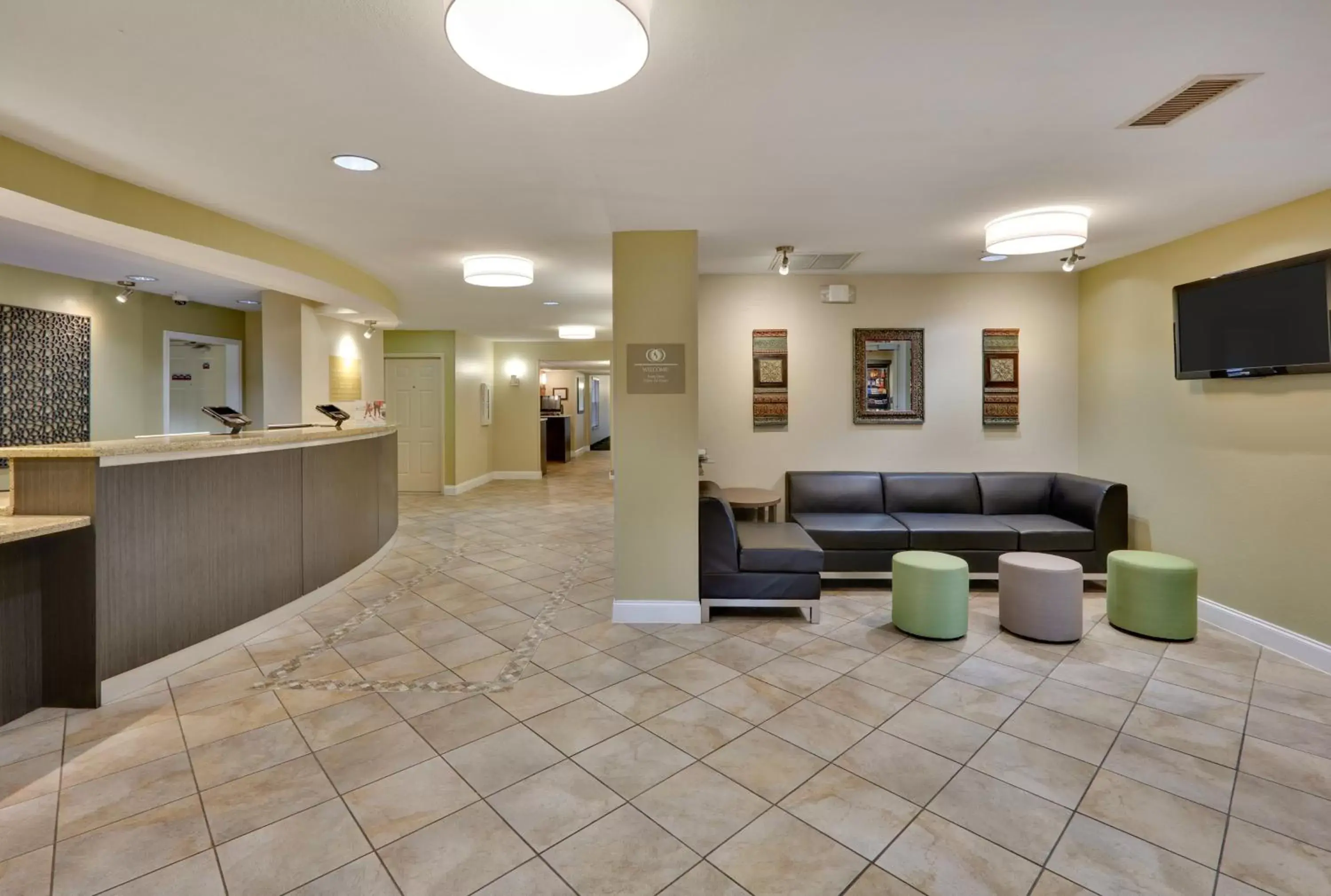 Lobby or reception, Lobby/Reception in Candlewood Suites Dallas Market Center-Love Field, an IHG Hotel