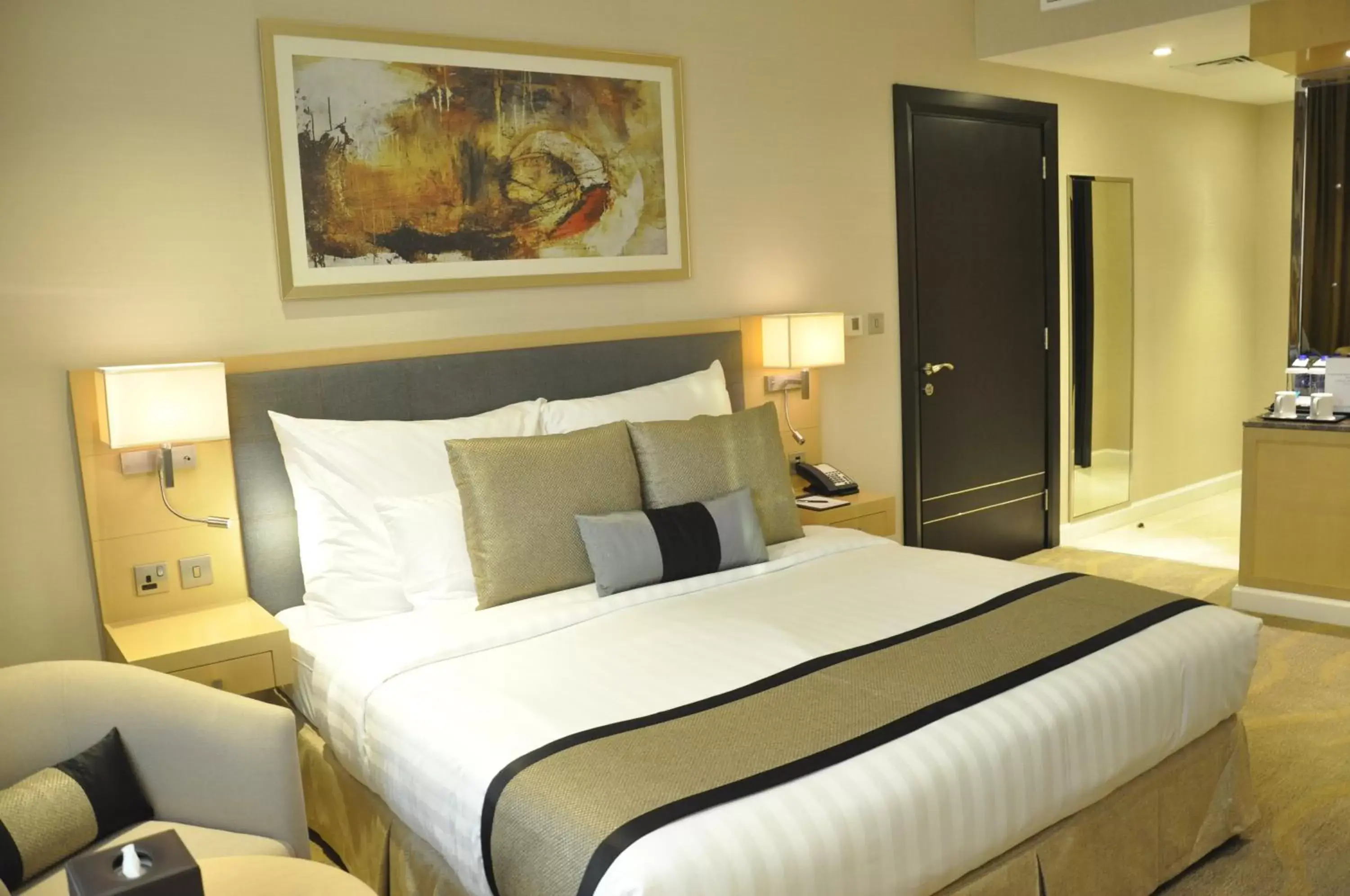 Bedroom, Bed in Lavender Hotel Al Nahda Dubai