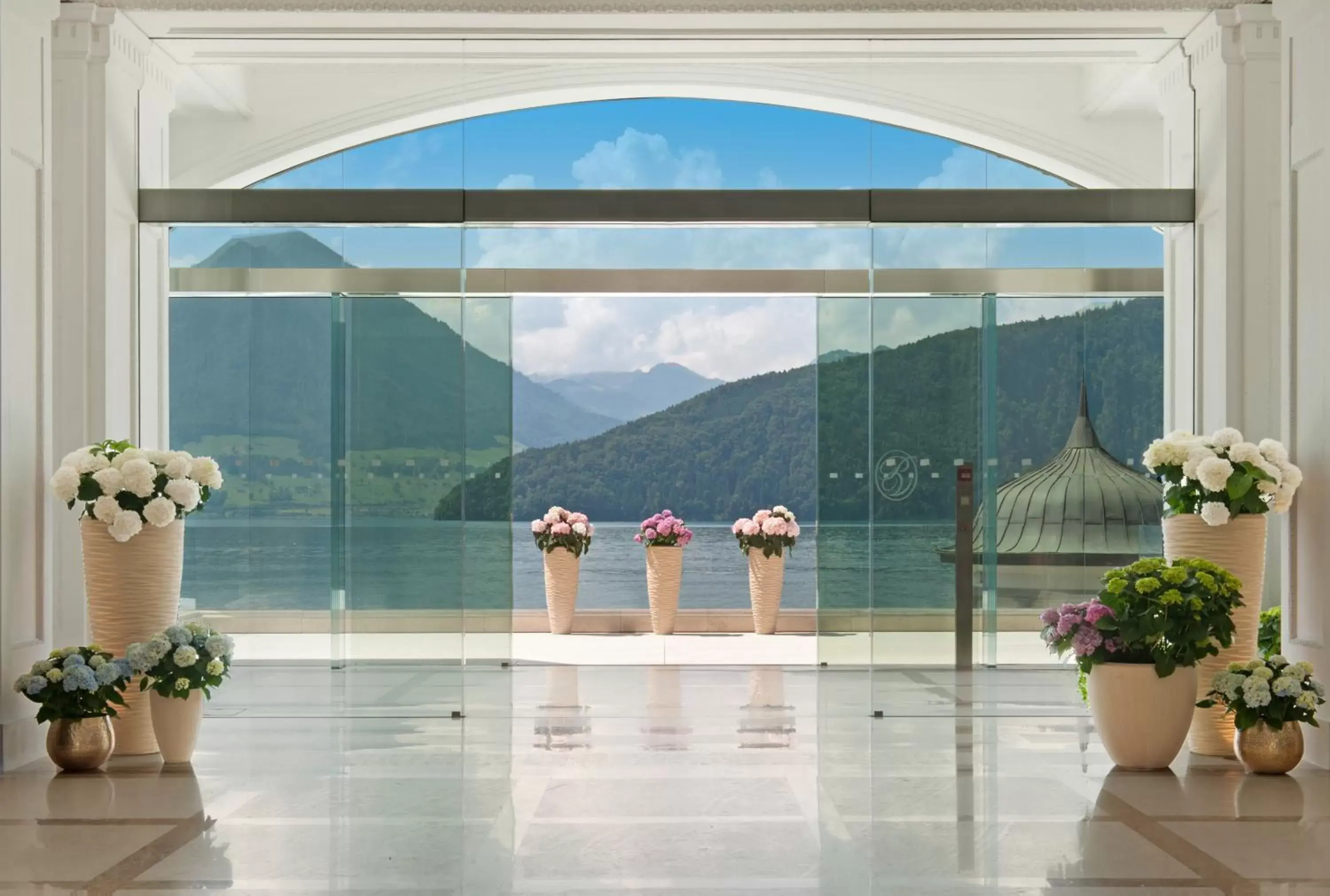 Lobby or reception in Park Hotel Vitznau Lobby or reception in Park Hotel Vitznau