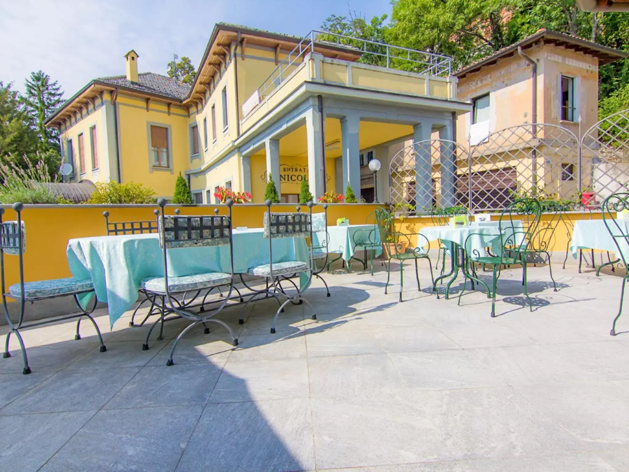 Patio in Hotel Colonne