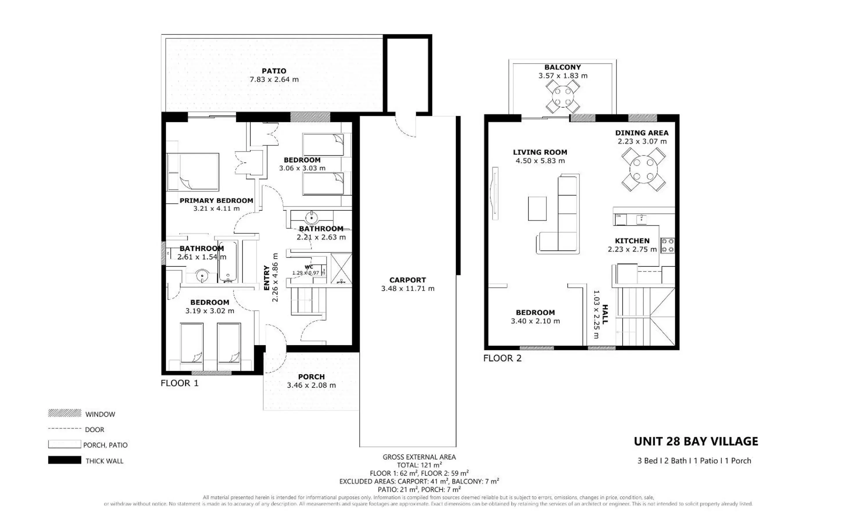 Floor Plan in Bay Village Resort Dunsborough