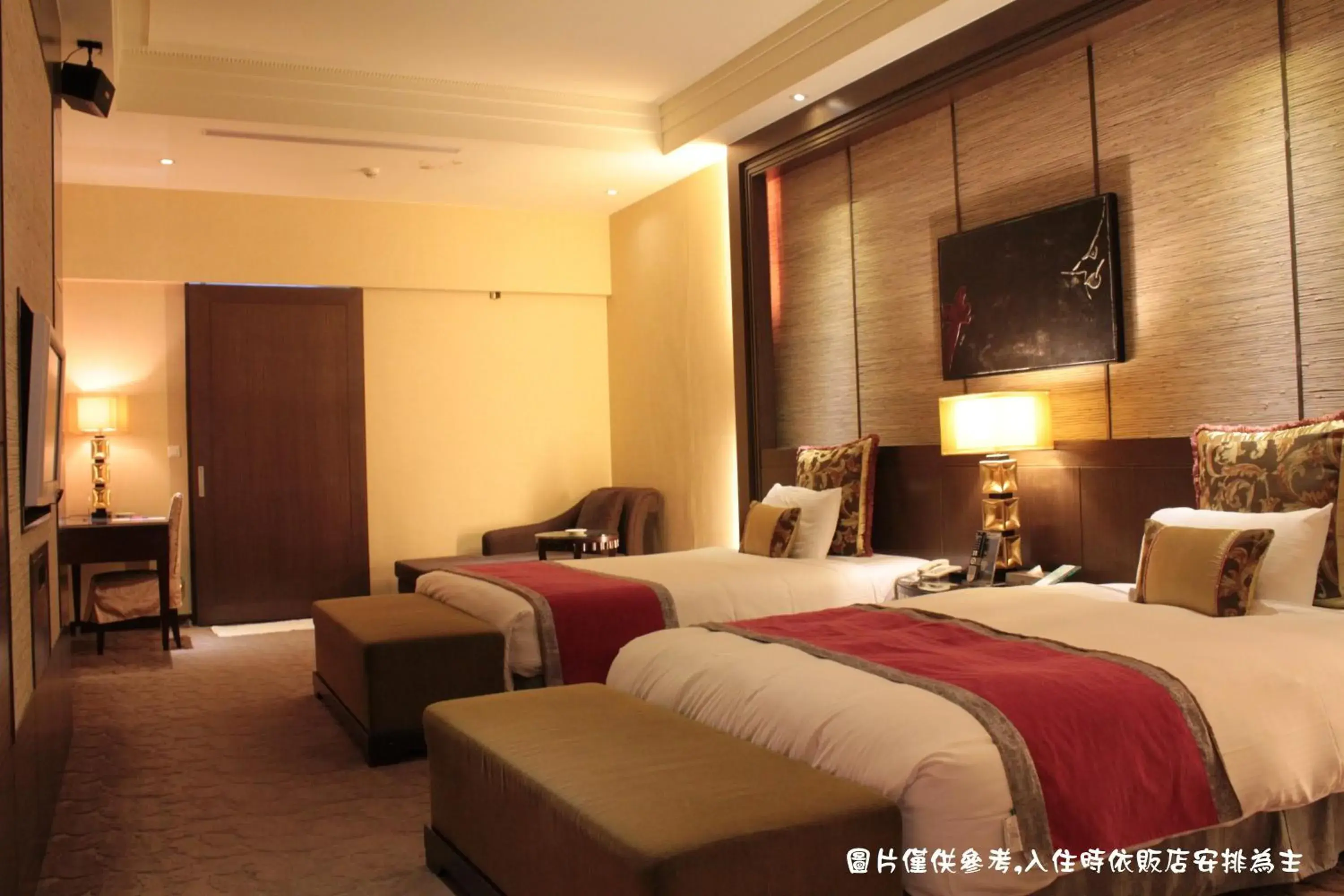 Bed in Amain Boutique Motel Tucheng