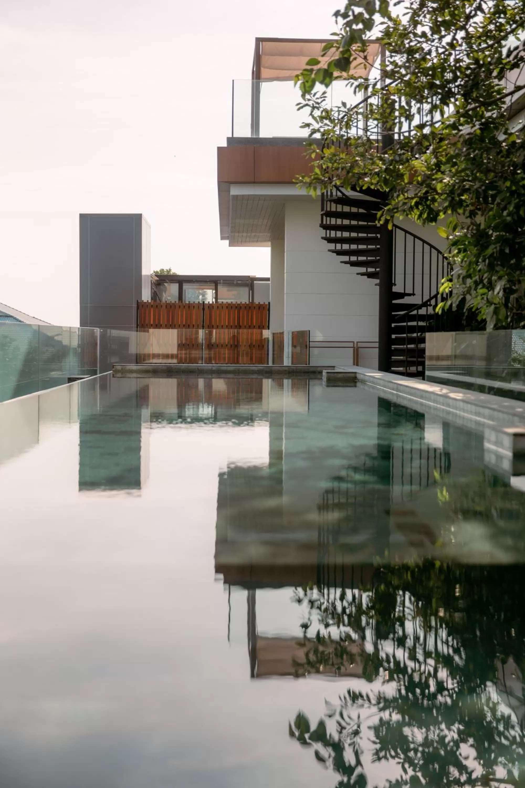 Pool view in Cape Nidhra Hotel