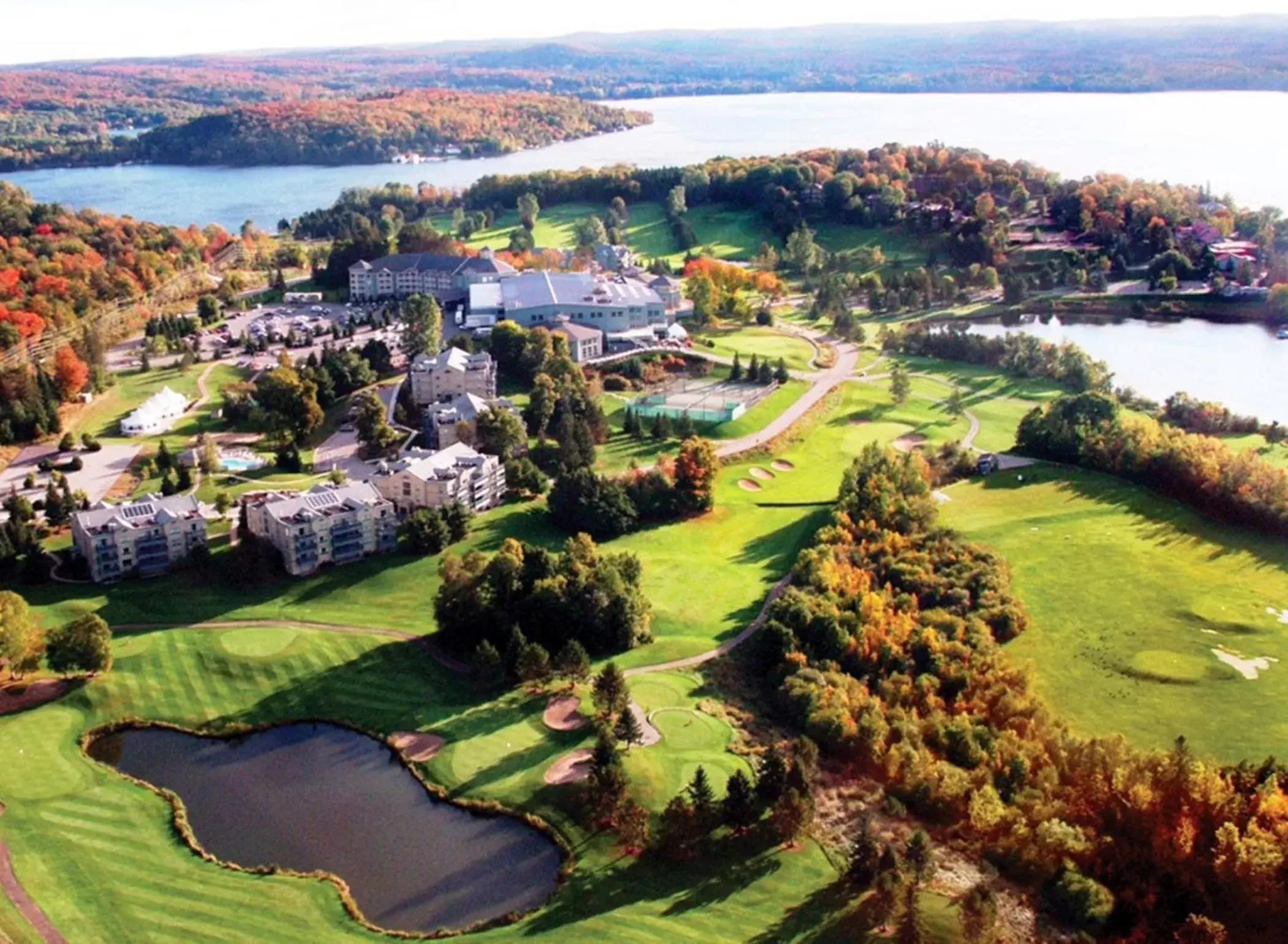 Area and facilities, Bird's-eye View in Deerhurst Resort