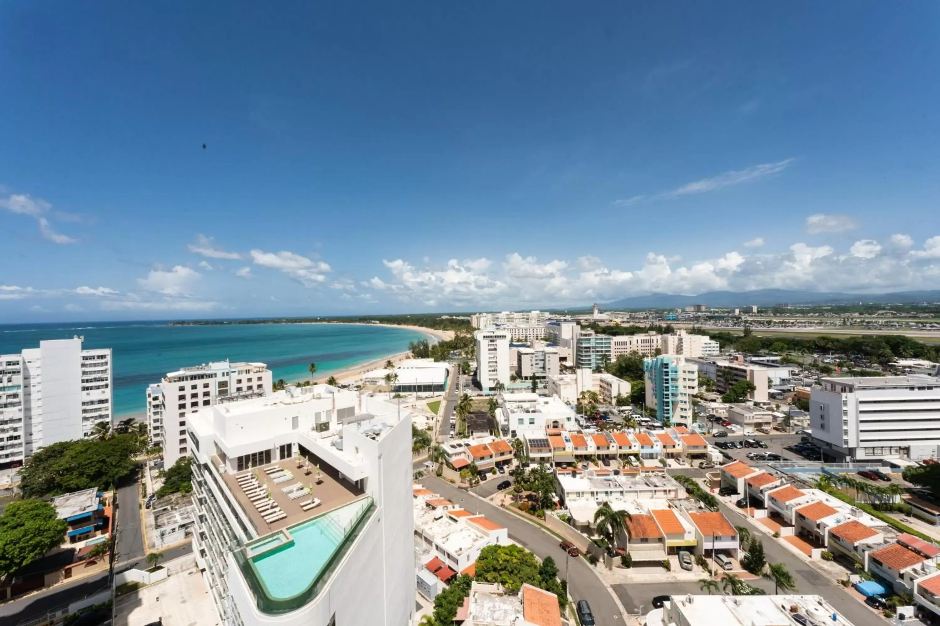 Day, Bird's-eye View in OCEAN VIEW DELUXE SUITE: PVT. BEACH & POOL