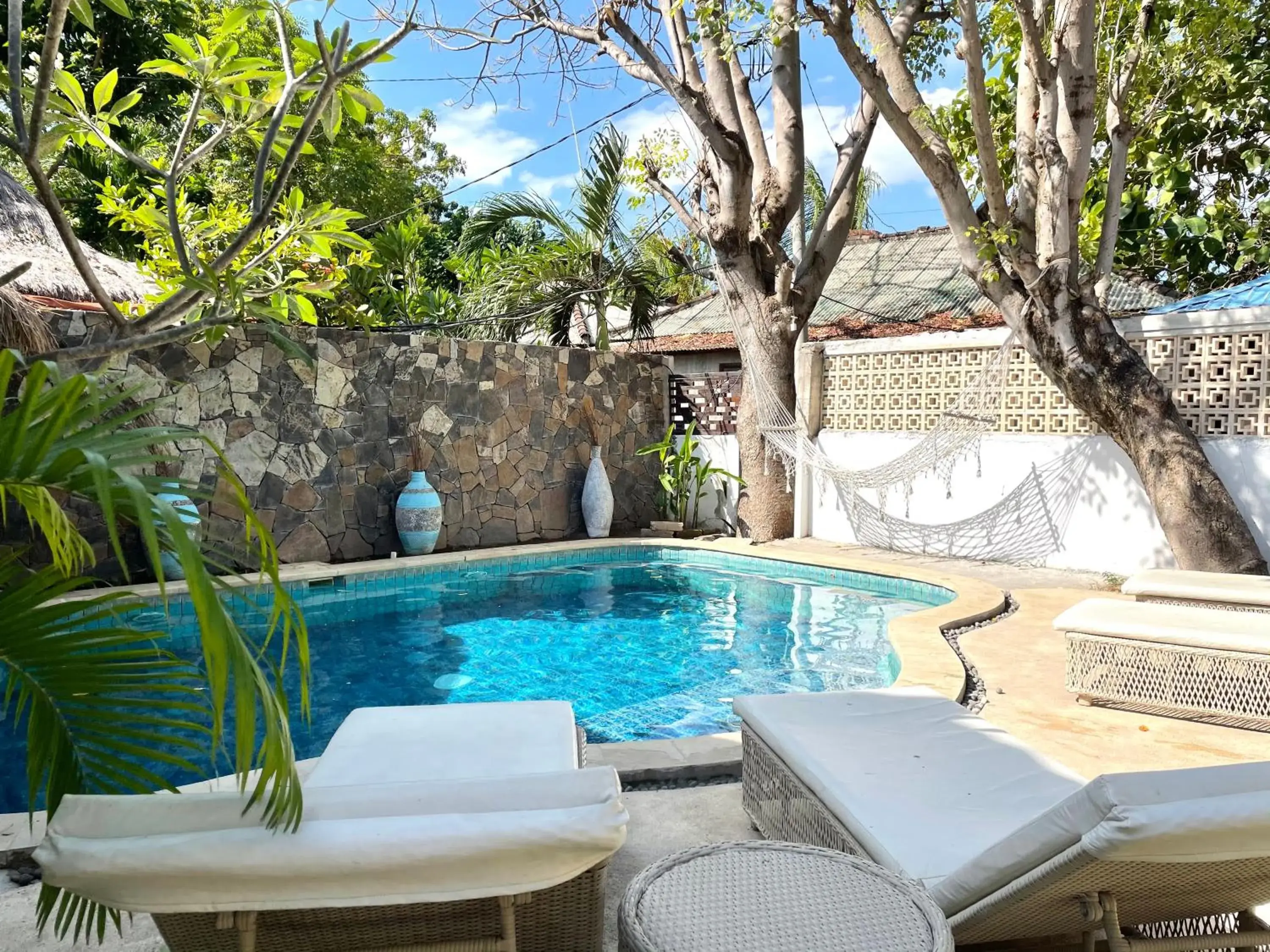 Pool view, Swimming Pool in Gili Breeze Tropical Bungalows