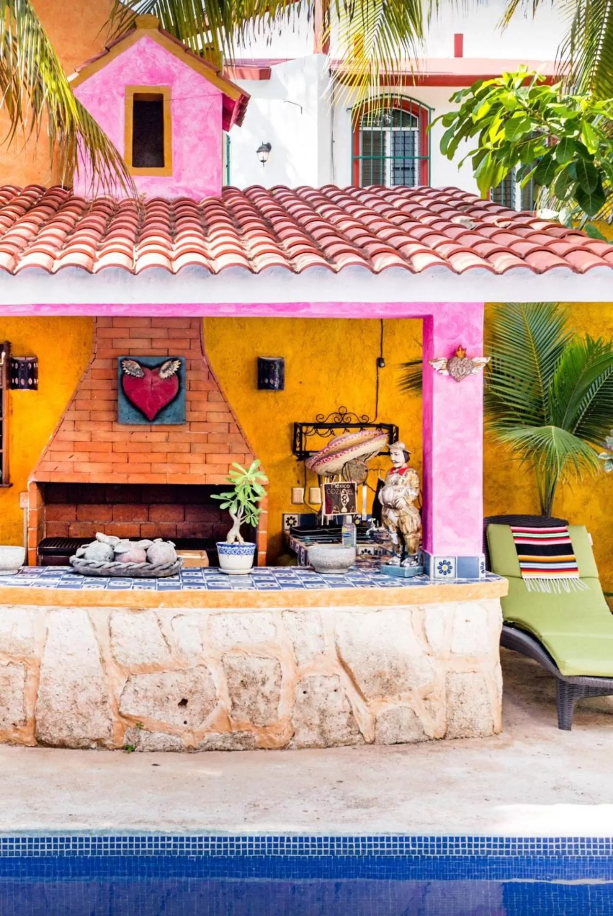 BBQ facilities in Hacienda Boutique B&B and Spa Solo Adultos