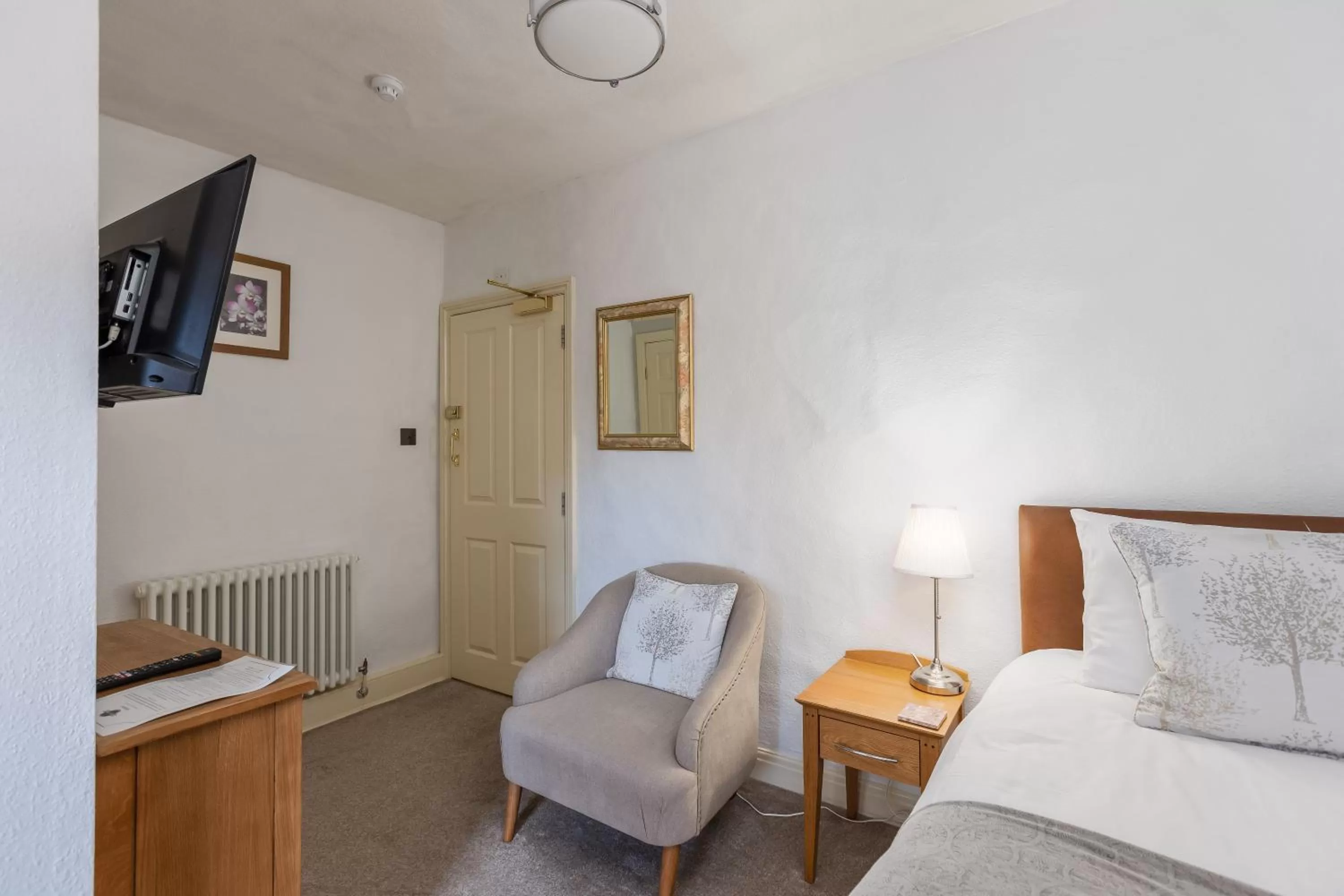 Bed in The Black Swan Inn