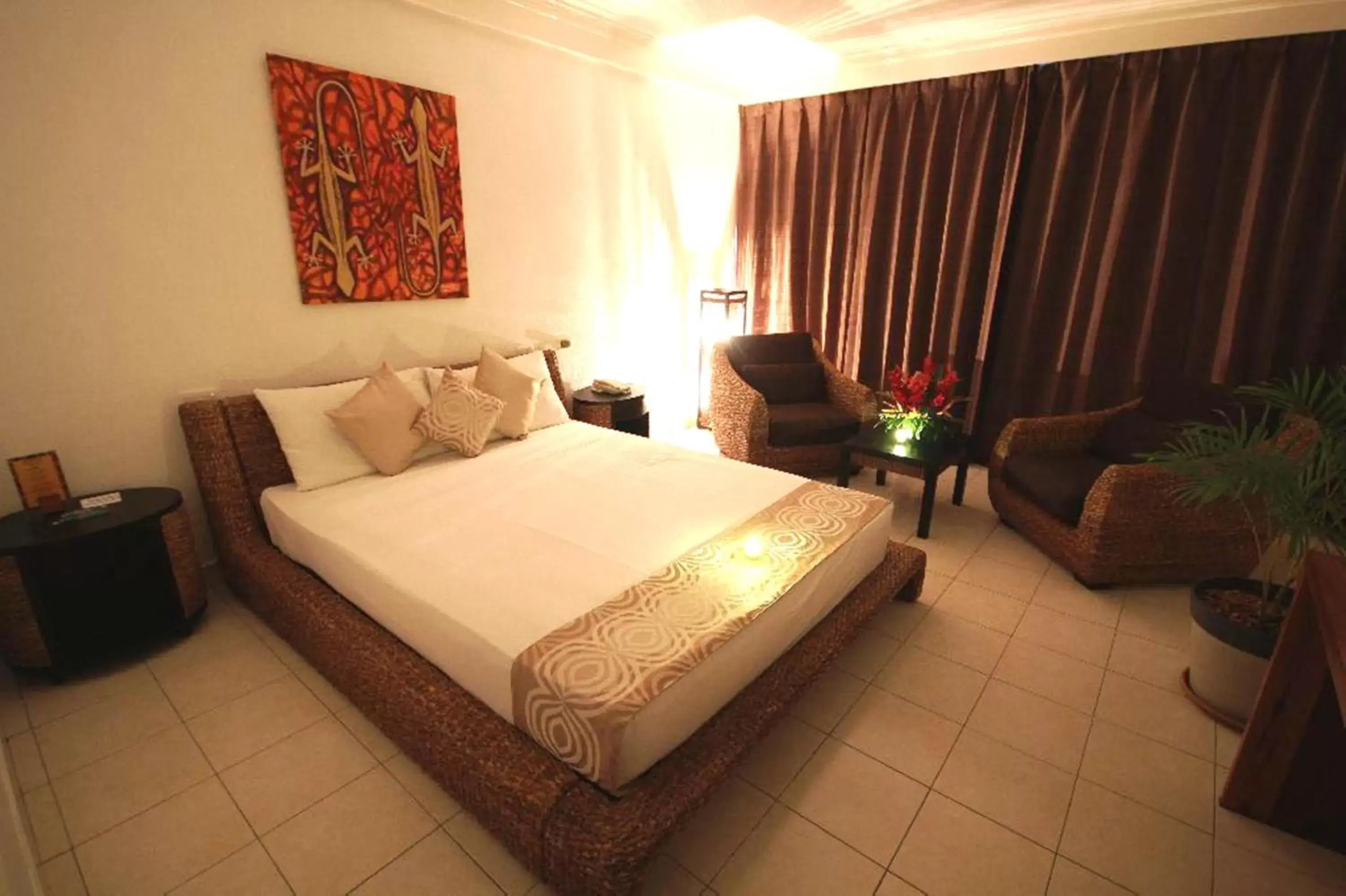 Photo of the whole room, Bed in The Melanesian Port Vila