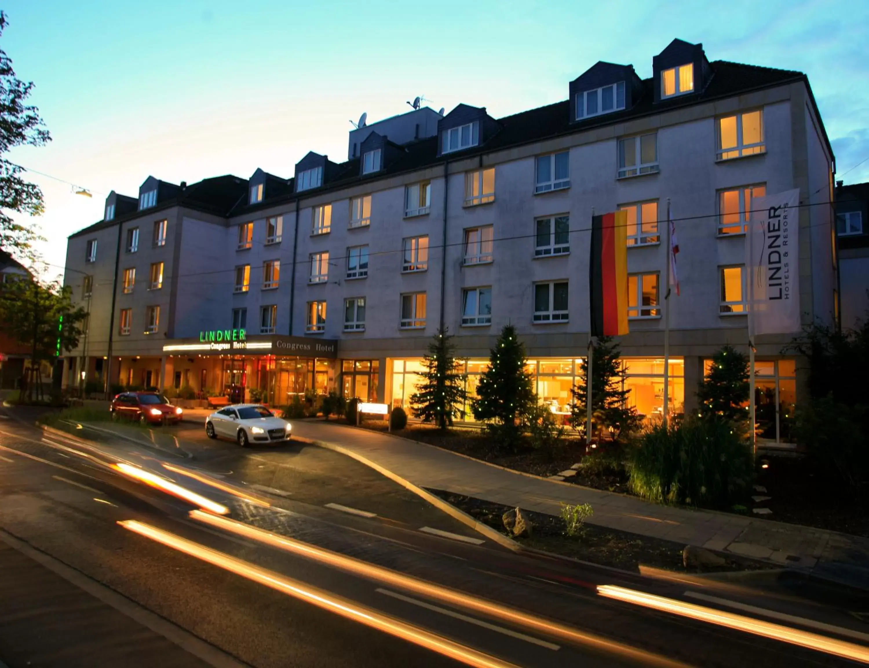 Facade/entrance, Property Building in Lindner Hotel Frankfurt Hochst, part of JdV by Hyatt