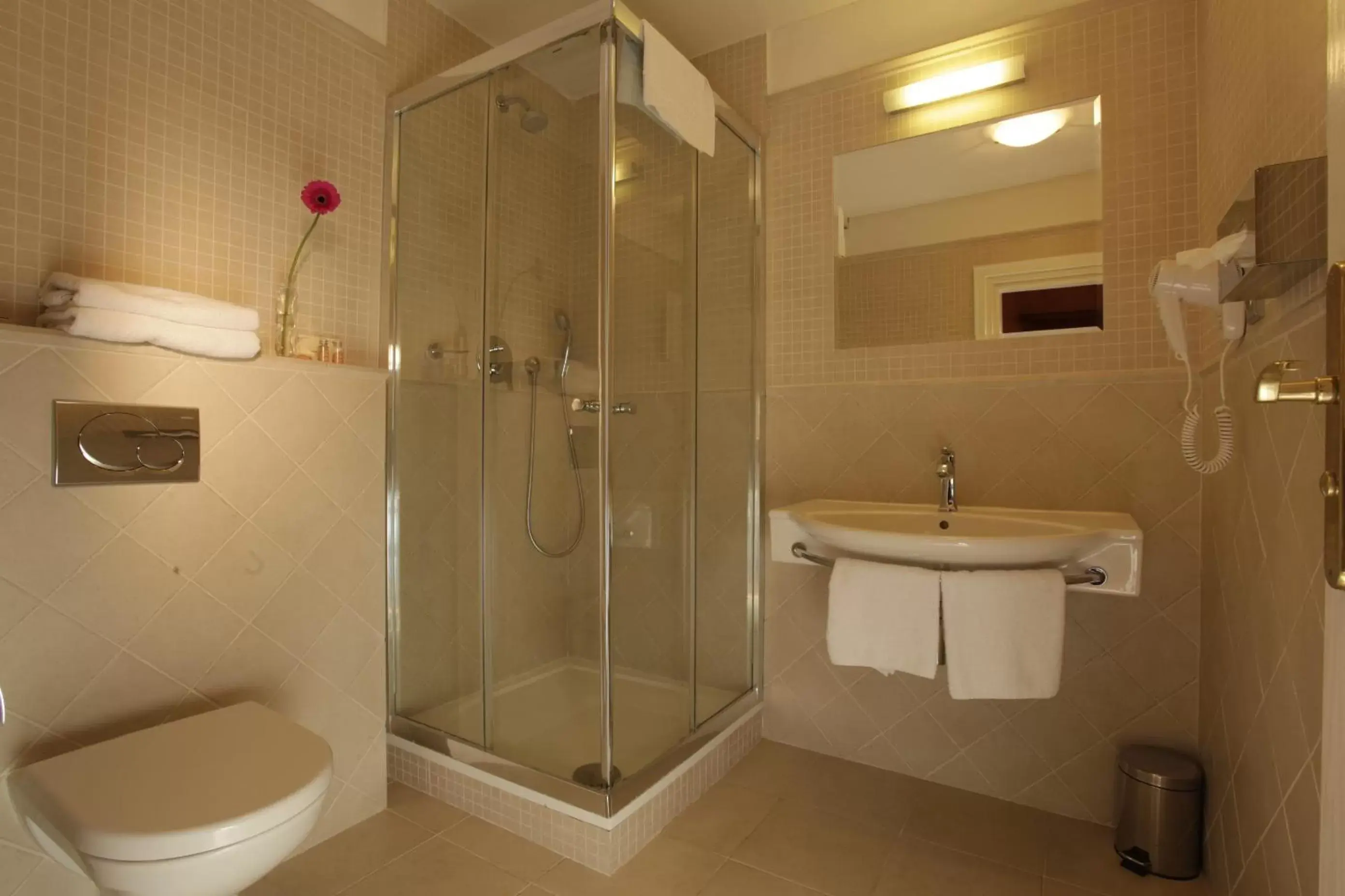 Bathroom in Hotel Rott