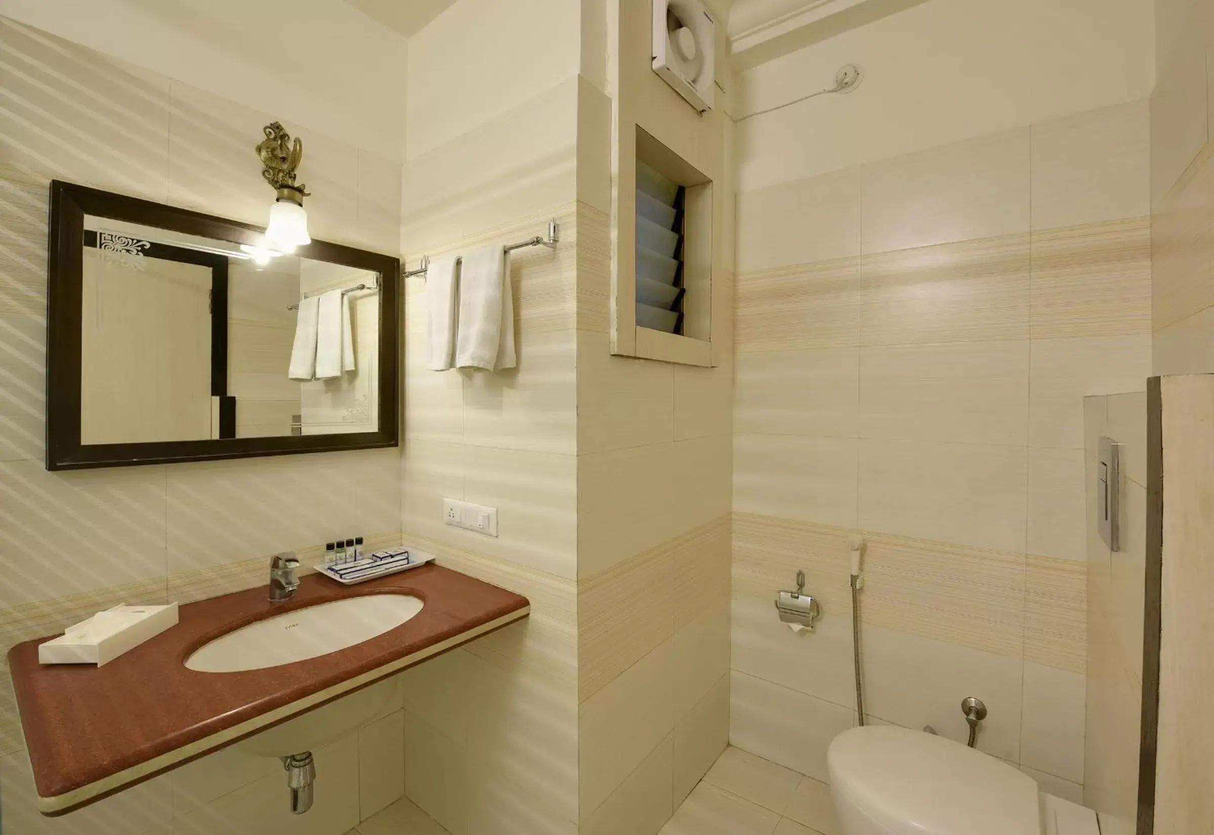 Toilet, Bathroom in Bhairavgarh Palace Udaipur