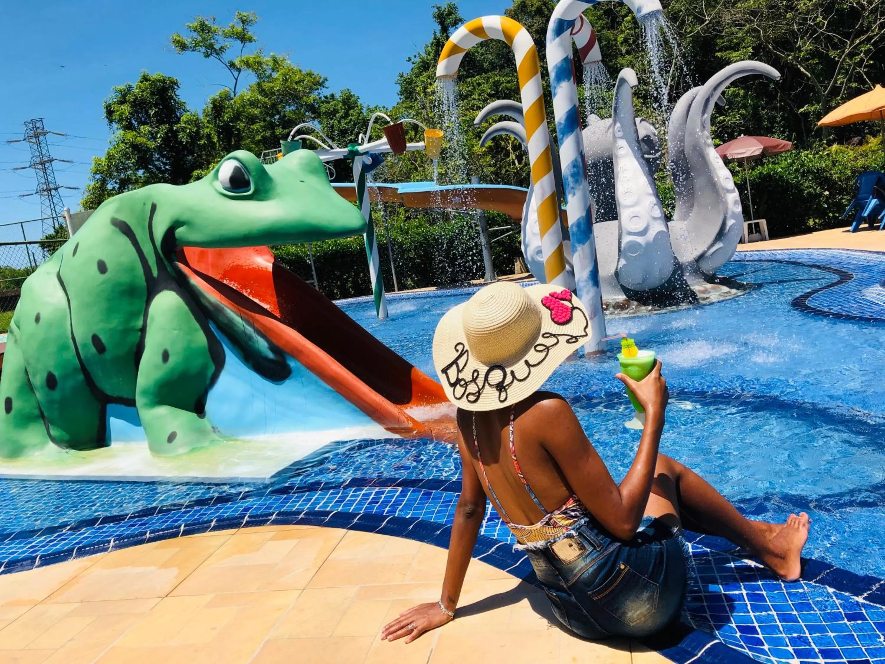 Aqua park in Hotel Bosques do Massaguaçu