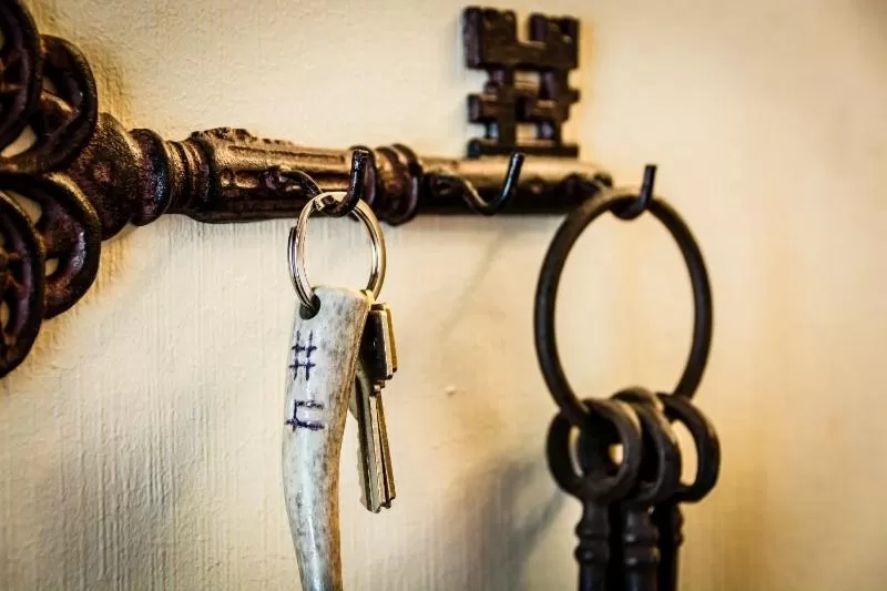 Decorative detail in Rustlers Lodge