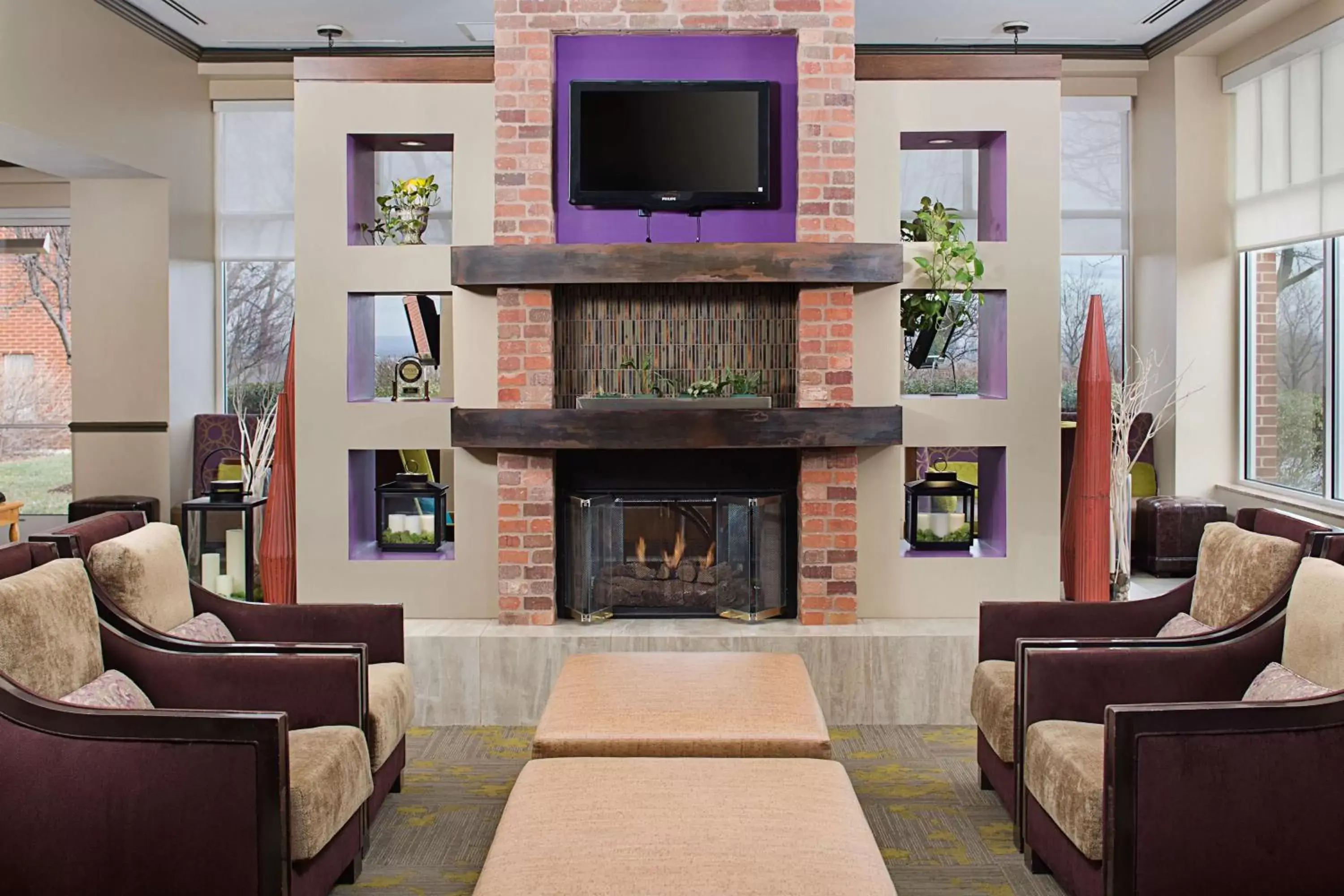 Lobby or reception, Seating Area in Hilton Garden Inn Hartford North-Bradley International Airport
