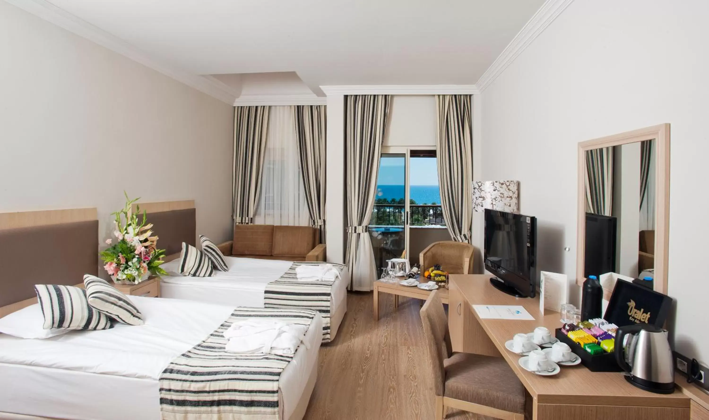 Standard Double Room with Side Sea View in Crystal Tat Beach Golf Resort & Spa - Ultimate All Inclusive