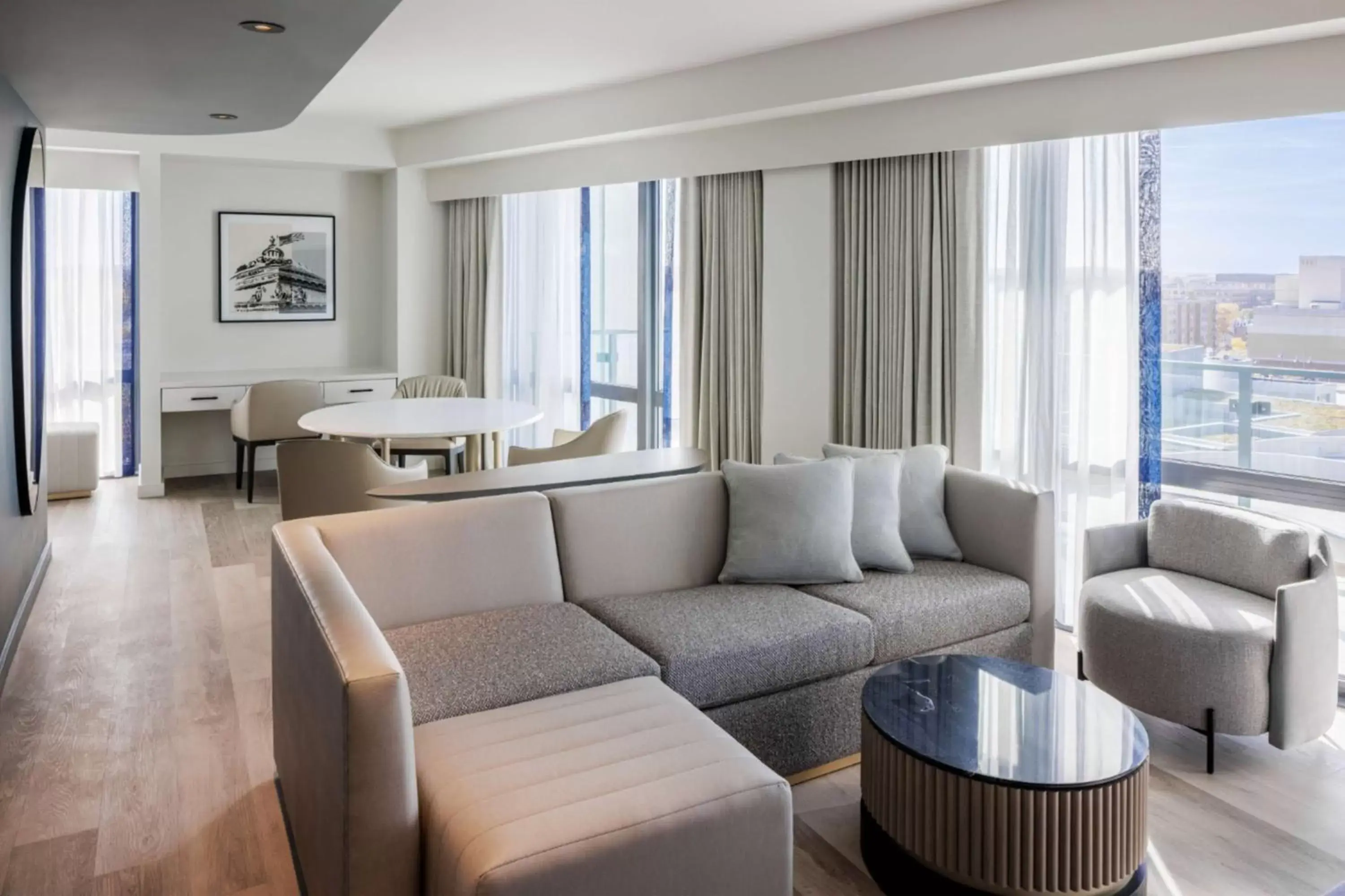 Bedroom, Seating Area in The Morrow Washington Dc, Curio Collection By Hilton