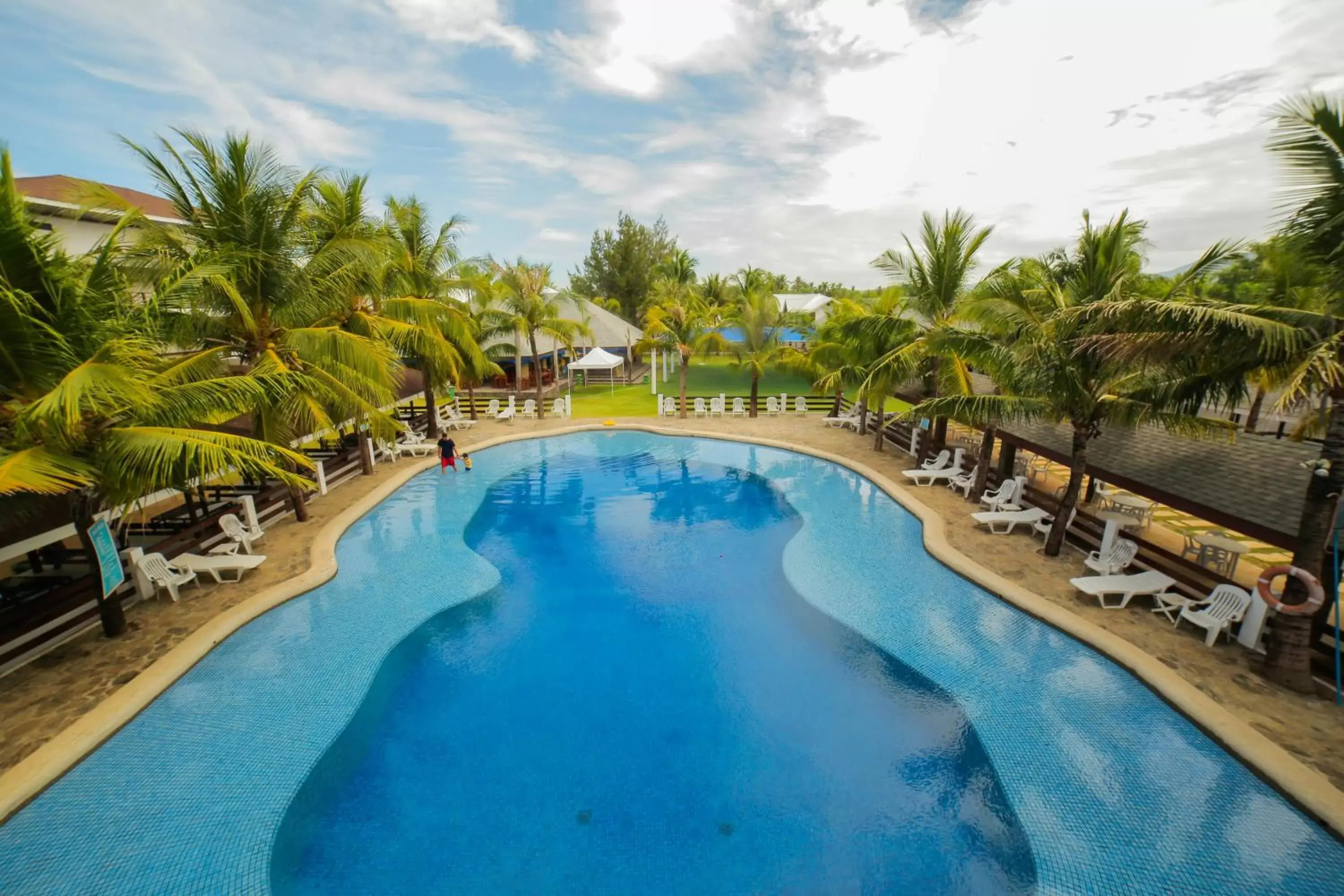 Swimming pool in Bataan White Corals Beach Resort Swimming pool in Bataan White Corals Beach Resort
