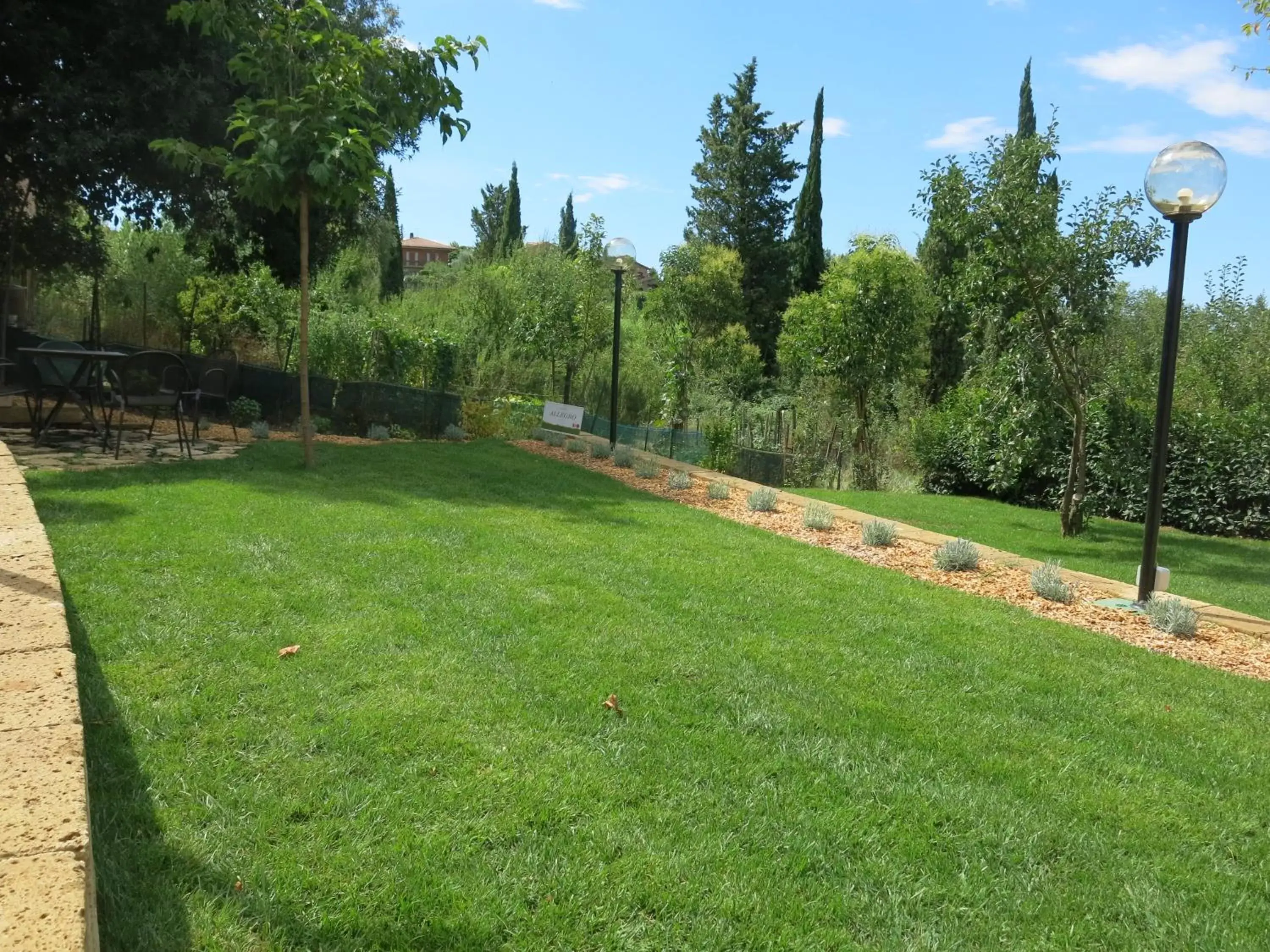 Garden in La Coroncina Lodging