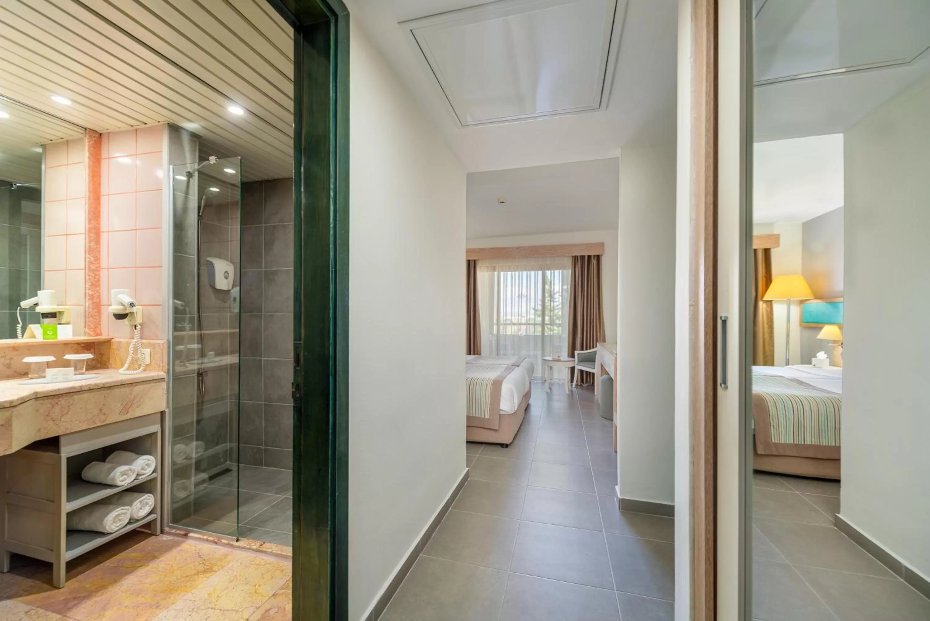 Bathroom, Bed in Labranda Excelsior Hotel