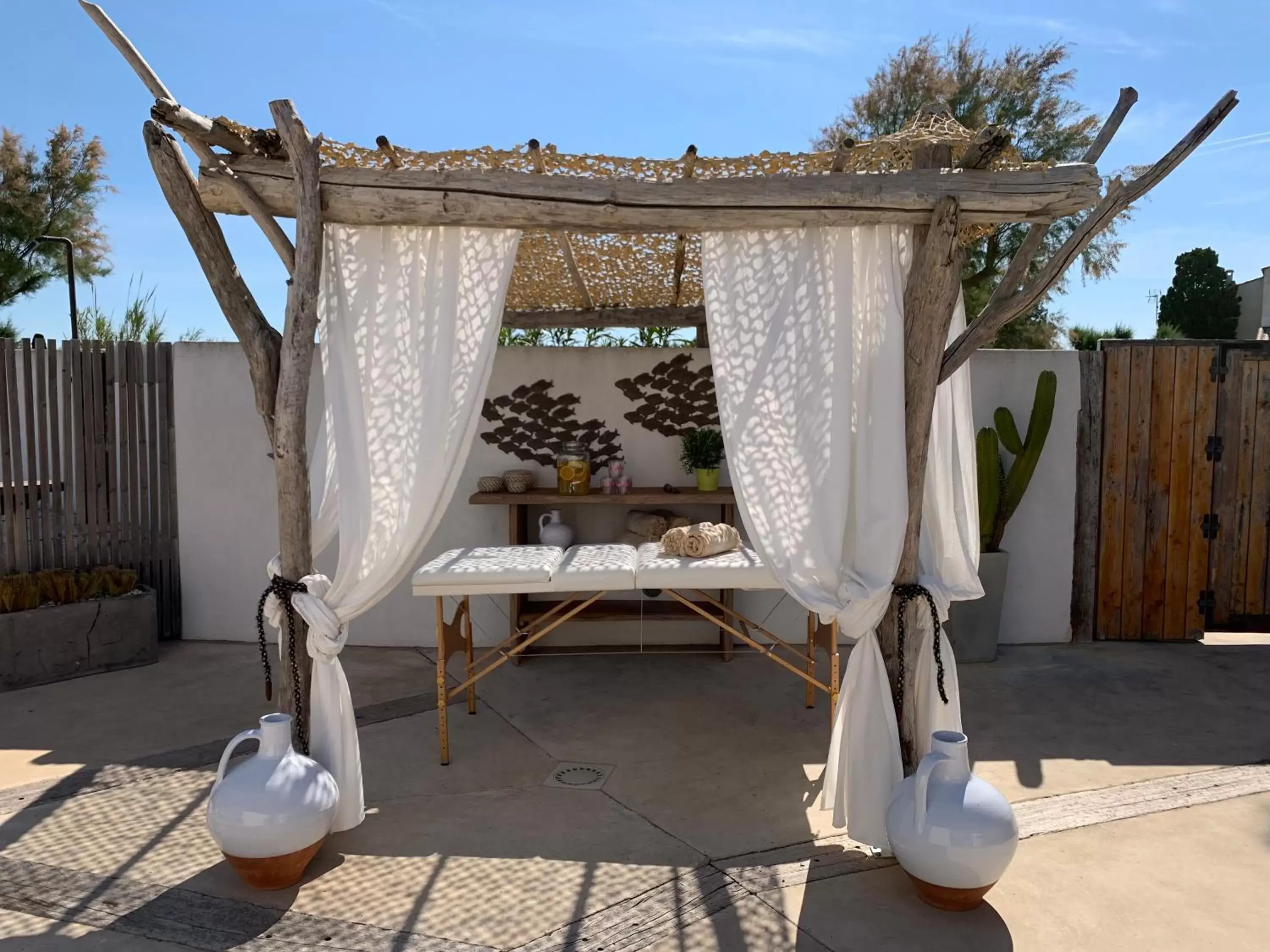 Patio in Lodge Sainte Helene