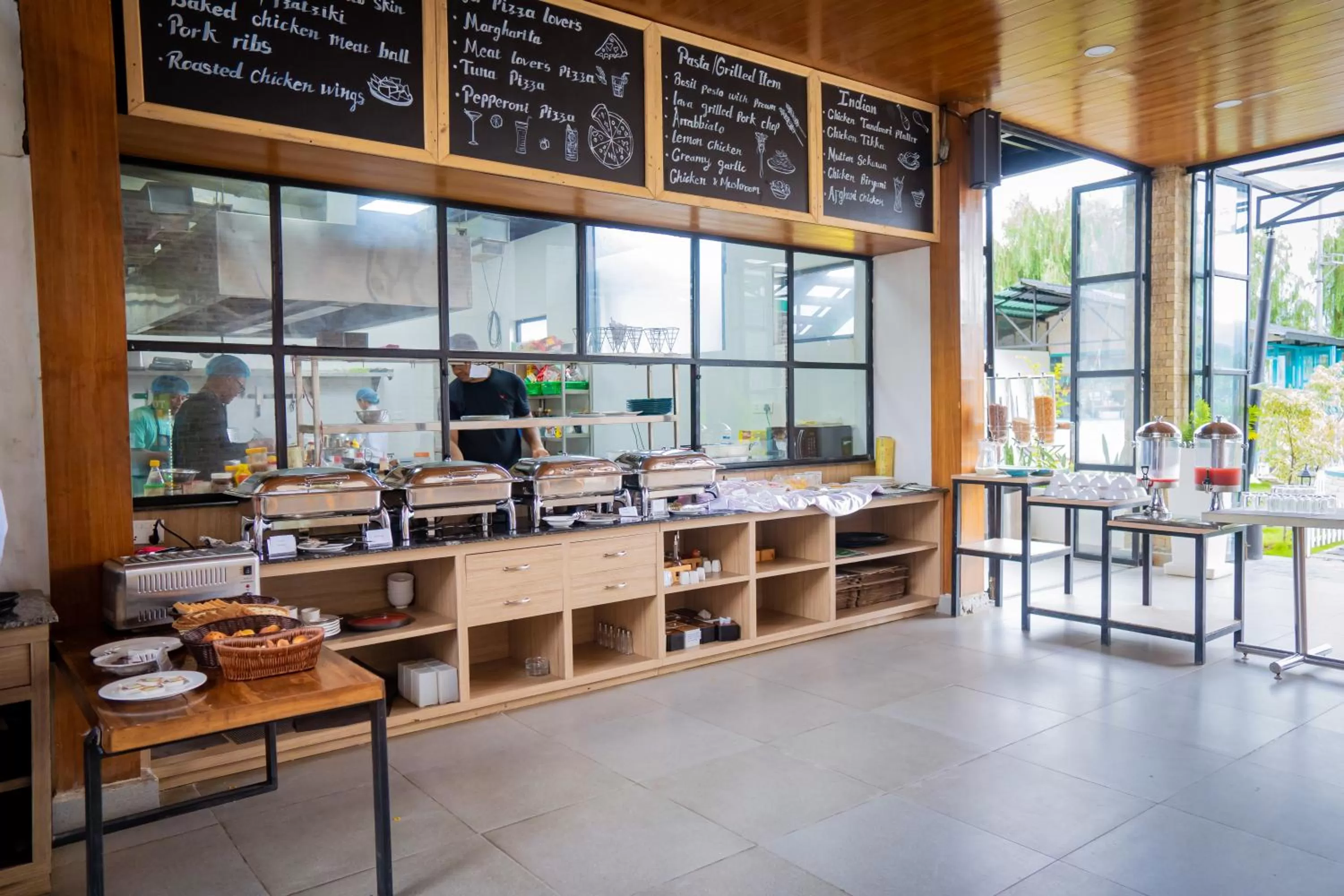 Breakfast in Majestic Lake Front Hotel & Suites