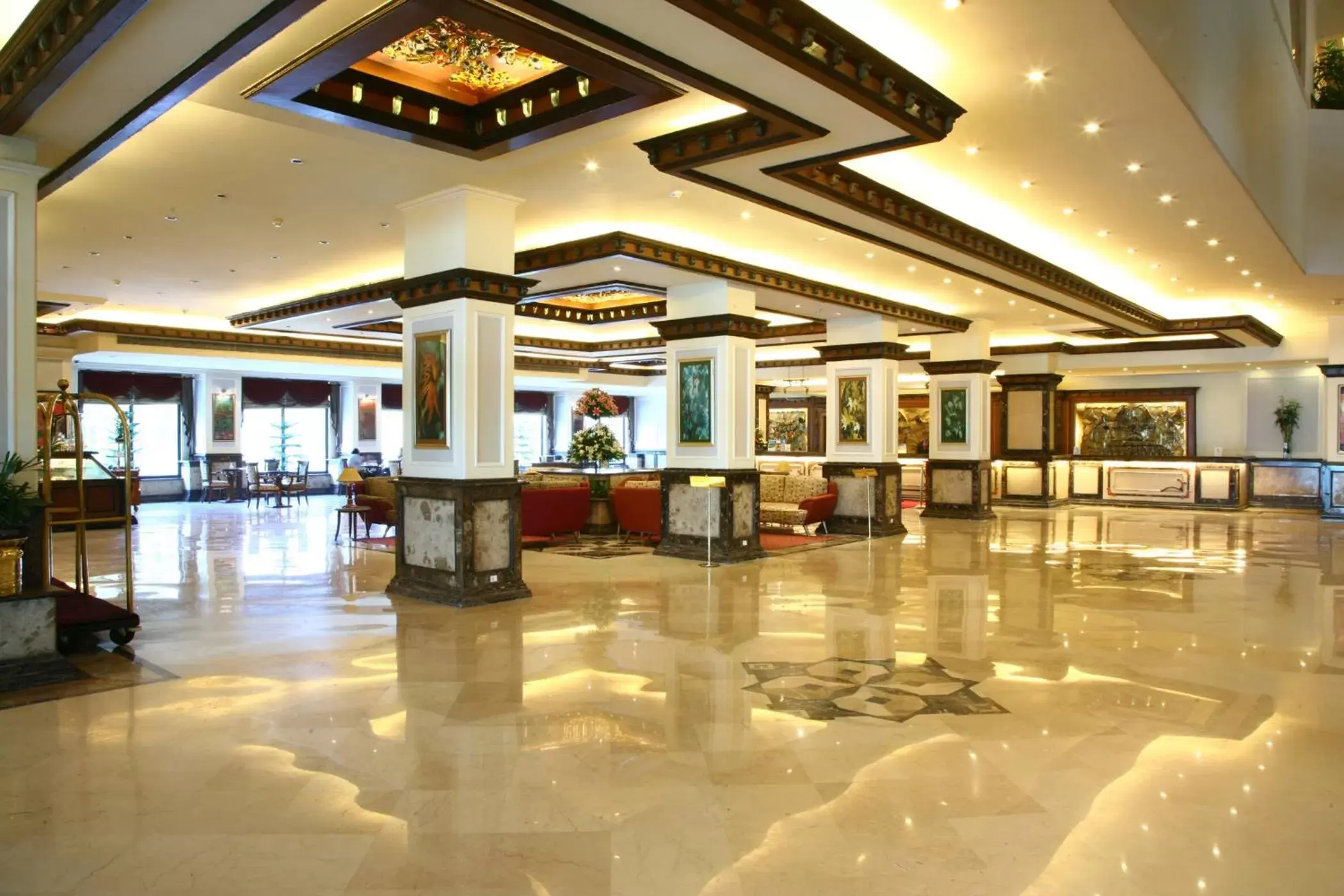 Lobby or reception, Lobby/Reception in The Suryaa Hotel New Delhi