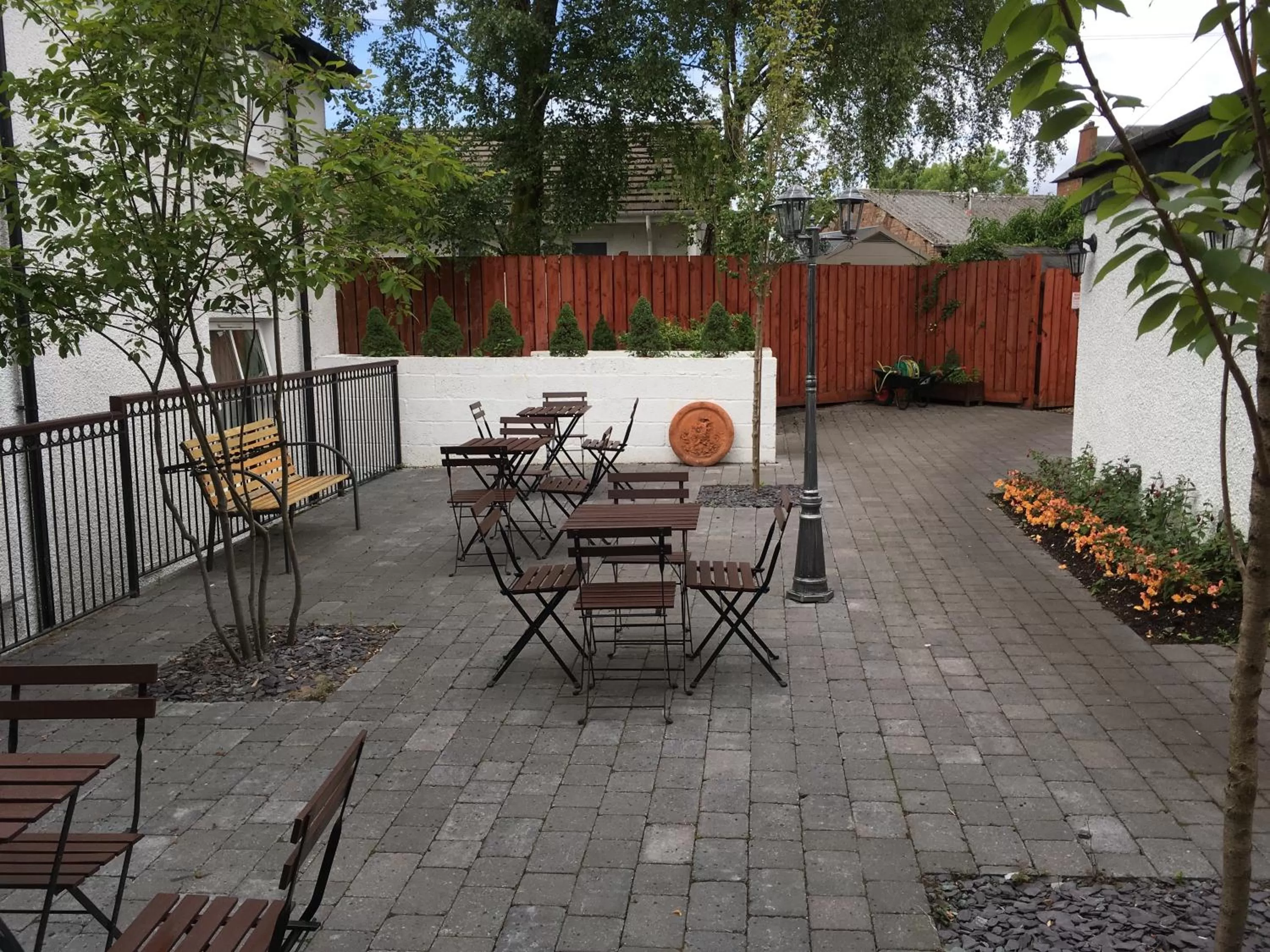 Patio in The Winnock Hotel