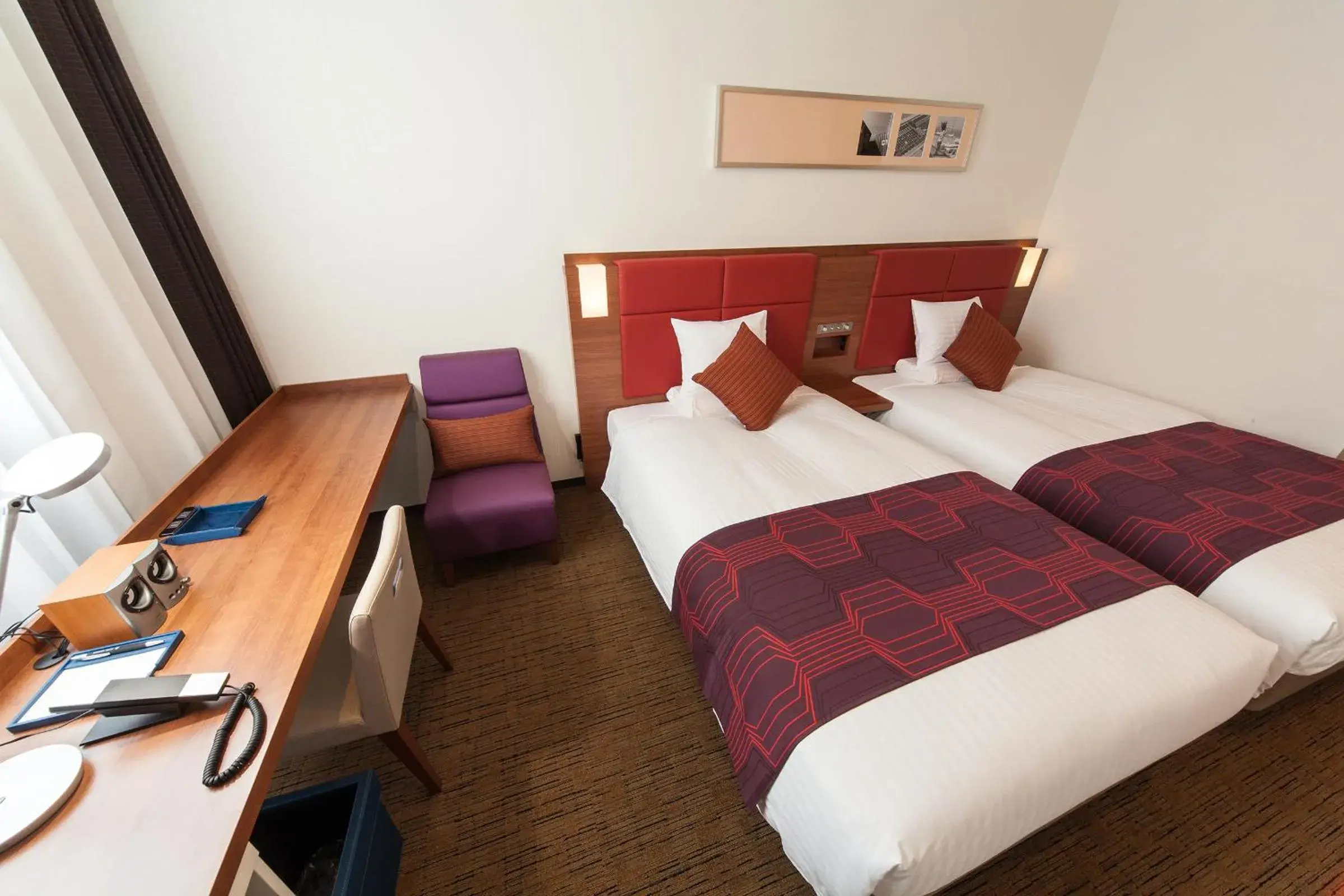 Bed in Hotel Mystays Haneda