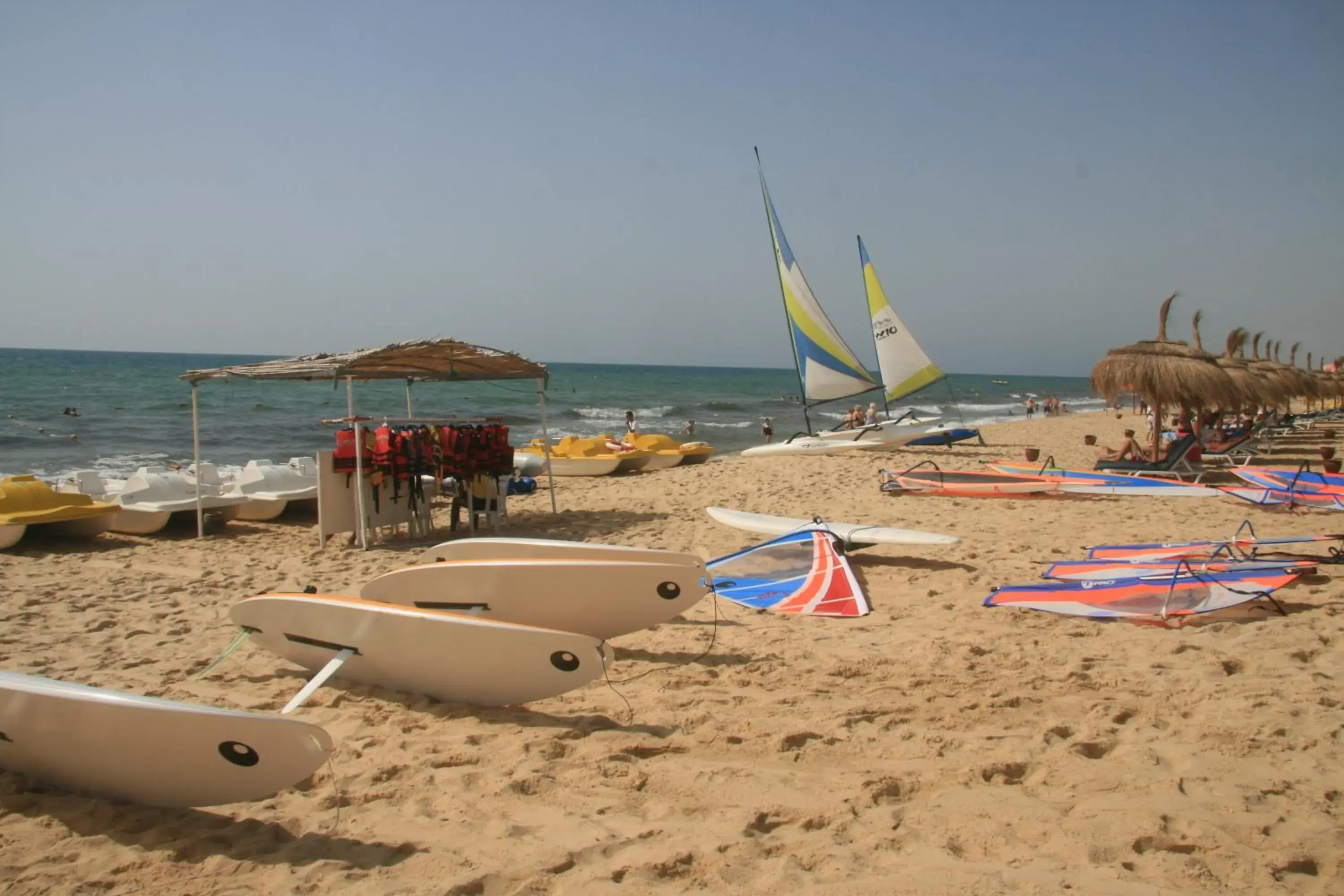 Beach in El Mouradi Hammamet