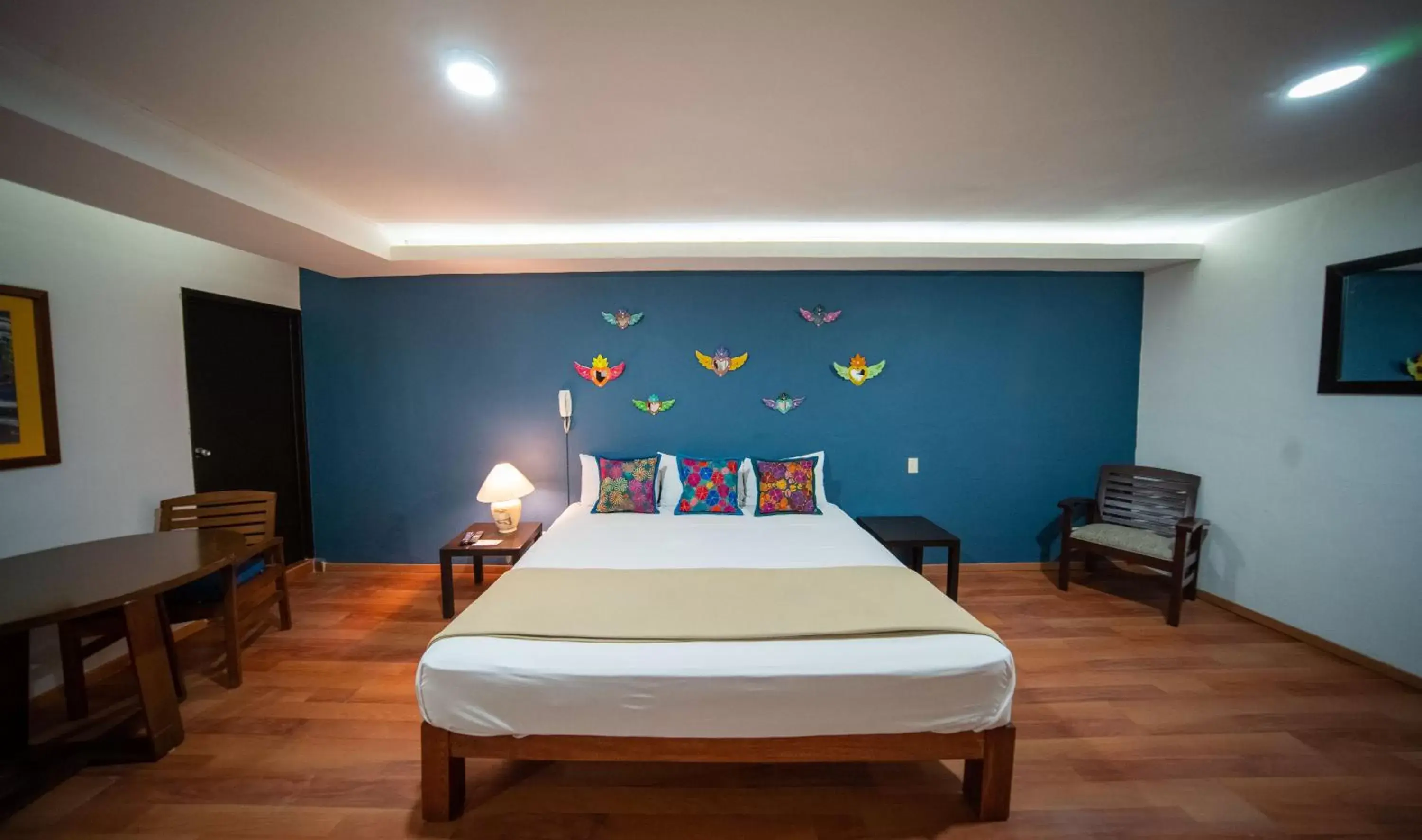 Bedroom, Bed in La Iguana Vallarta LGBT - Romantic Zone - Party Clubbing Street
