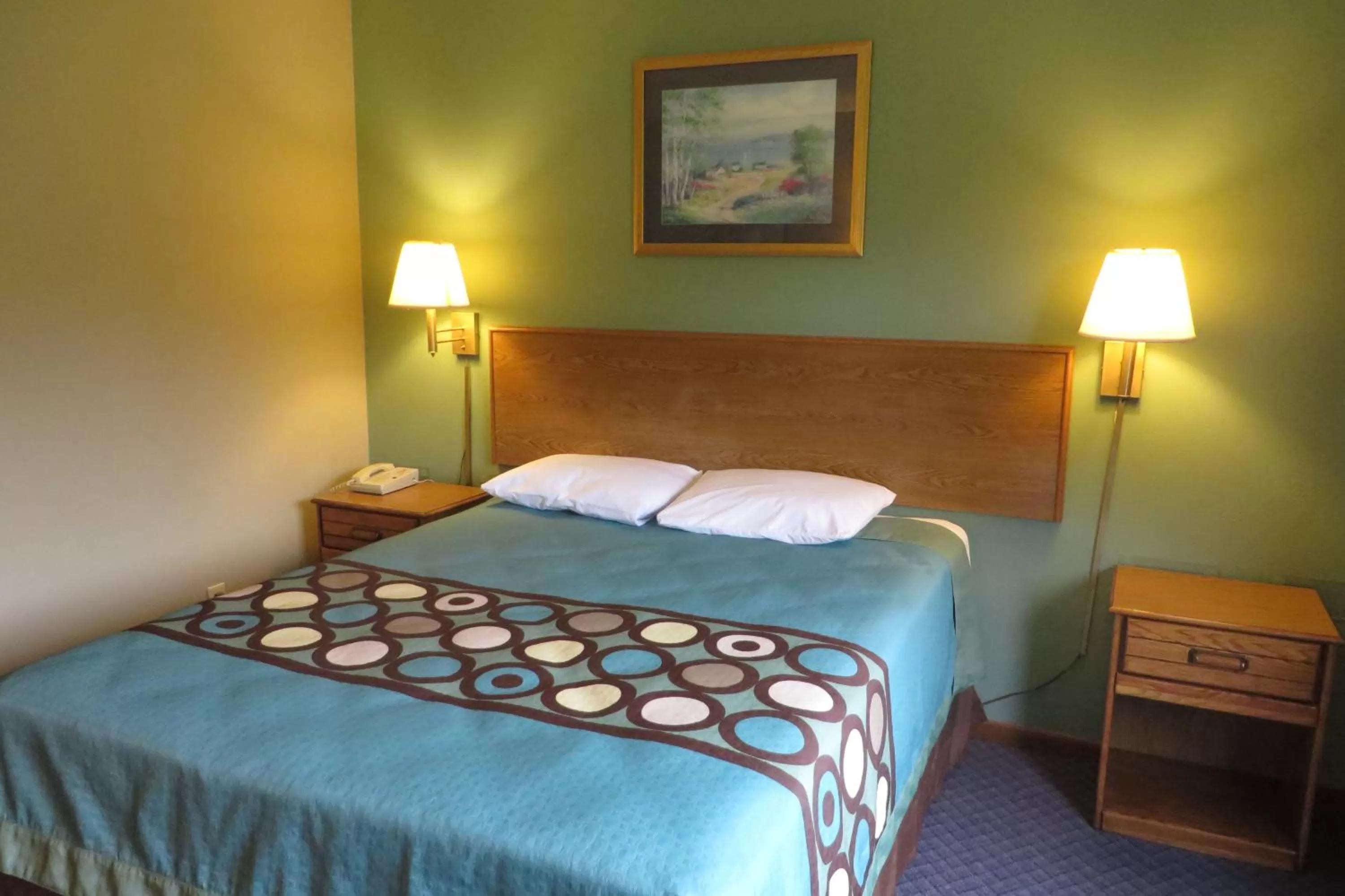 Bed in Super 8 by Wyndham Macomb