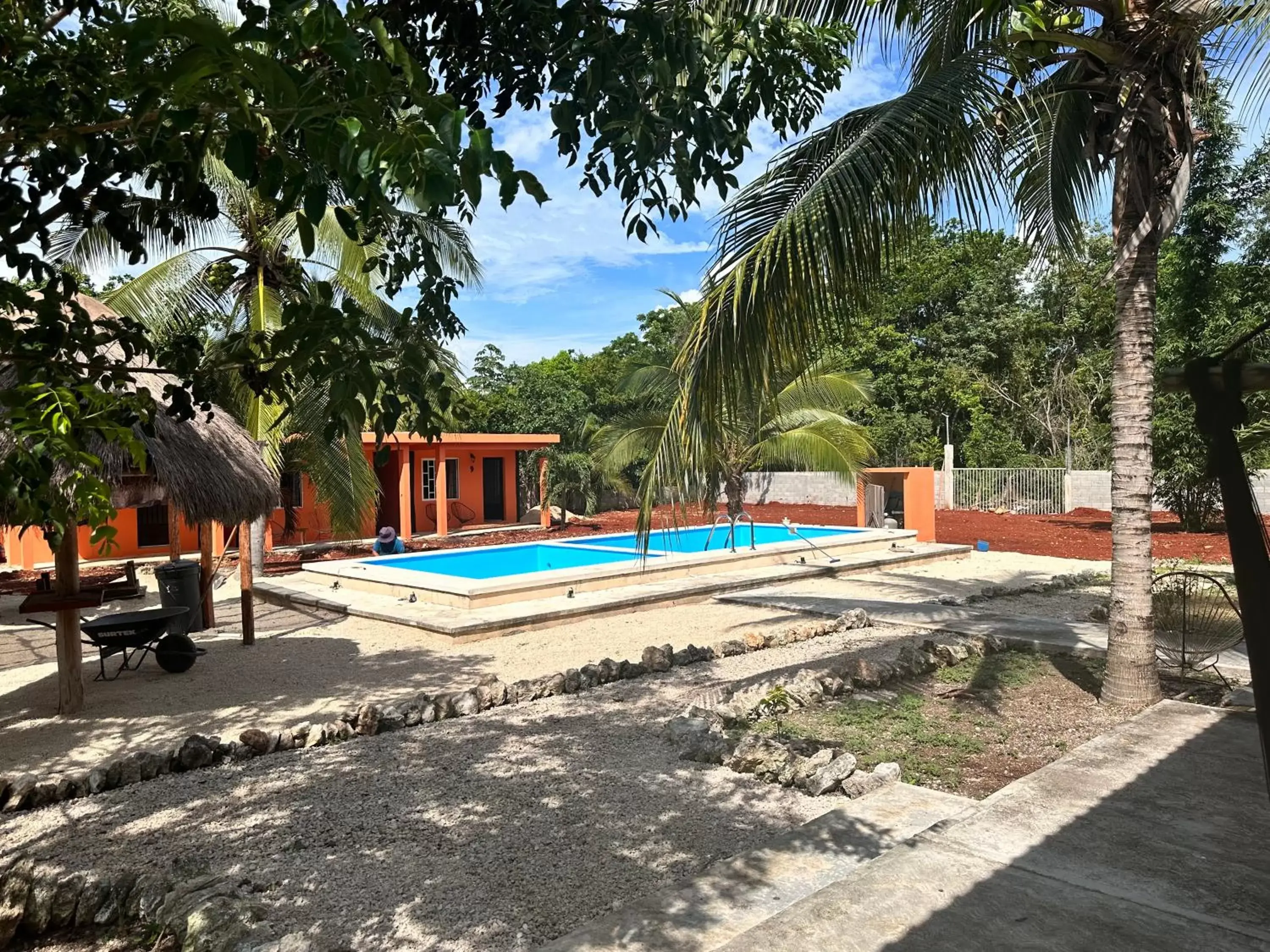 Swimming Pool in Bacalar Sunshine