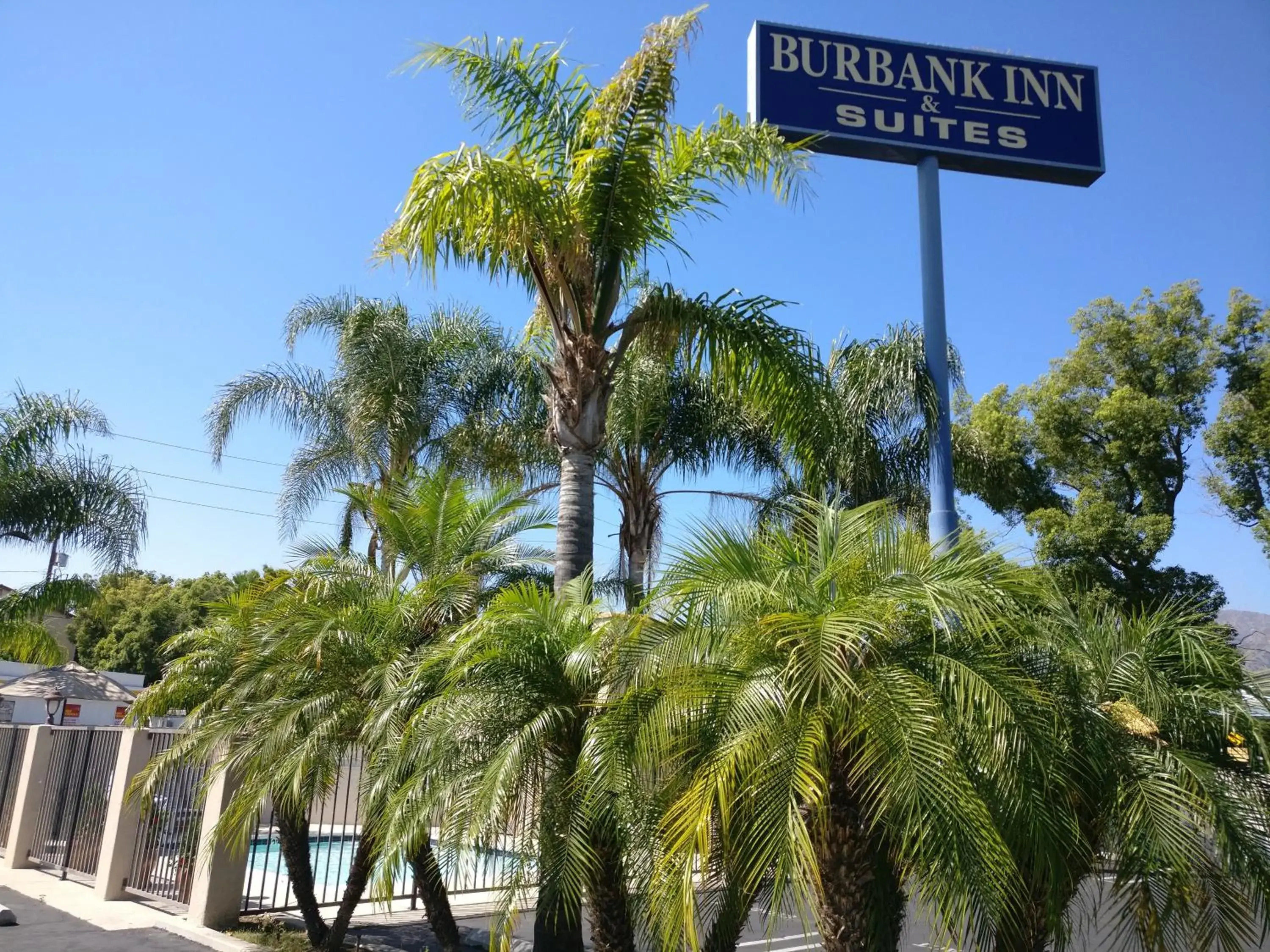 Property logo or sign in Burbank Inn and Suites