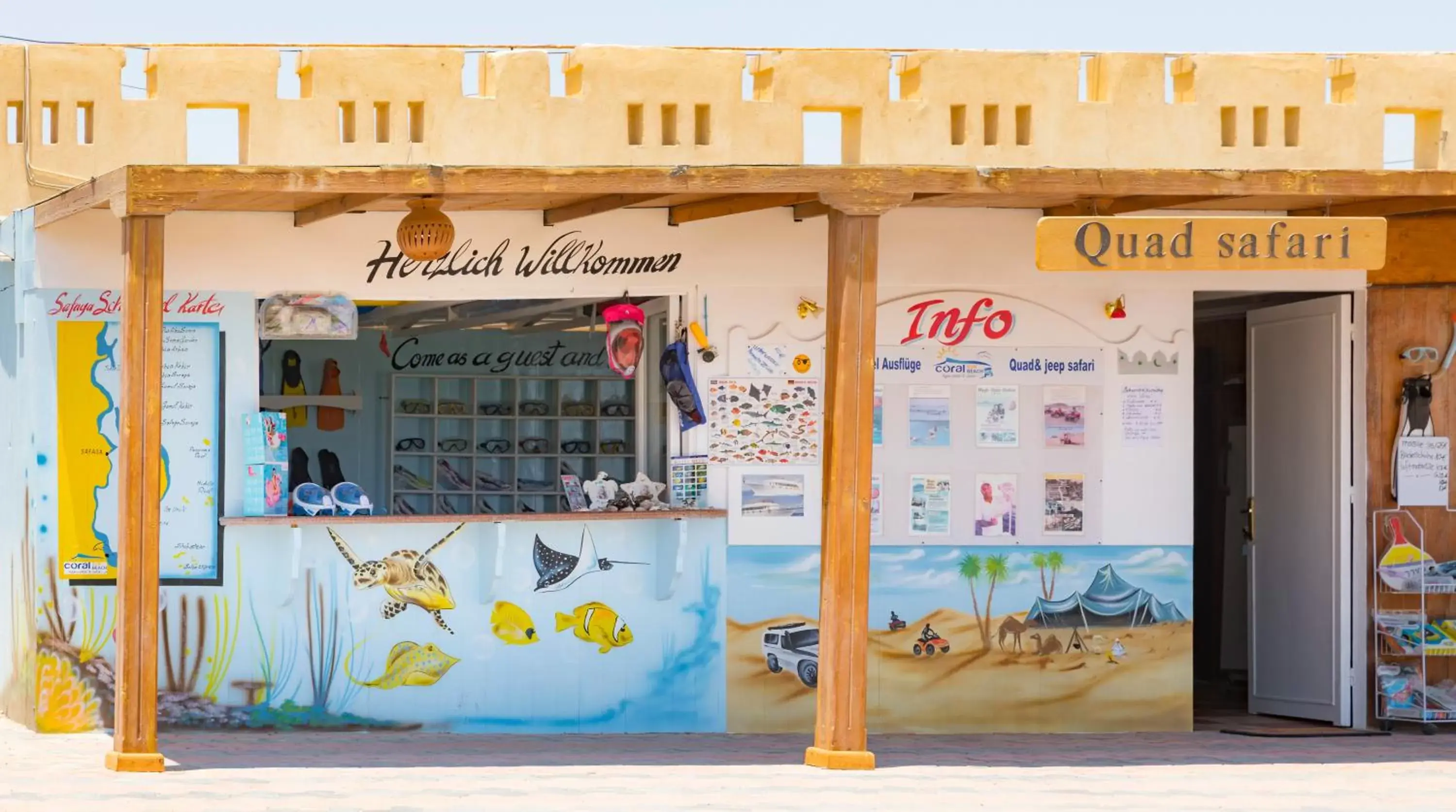 On-site shops in Coral Sun Beach
