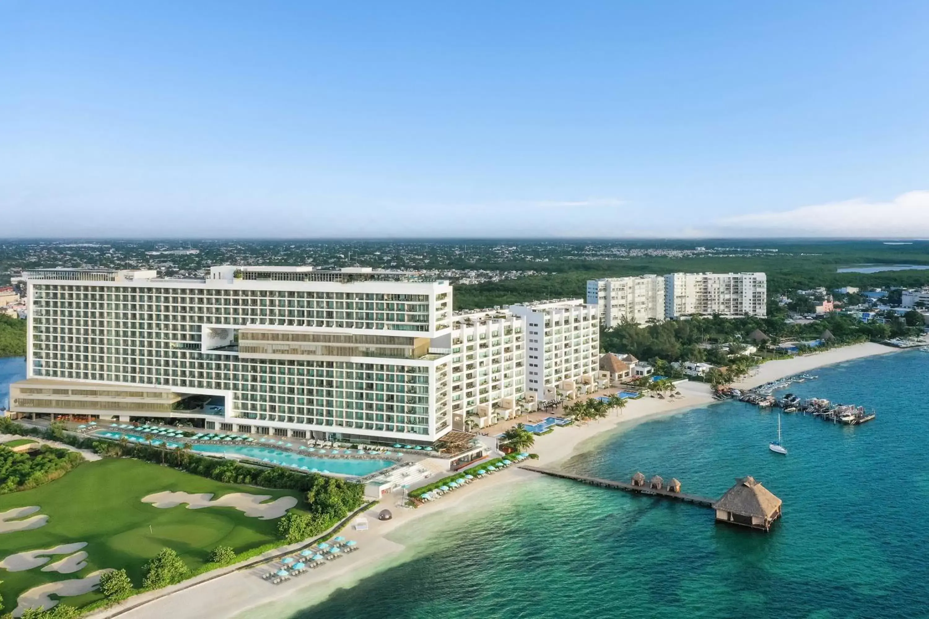 Beach, Bird's-eye View in Dreams Vista Cancun Golf & Spa Resort