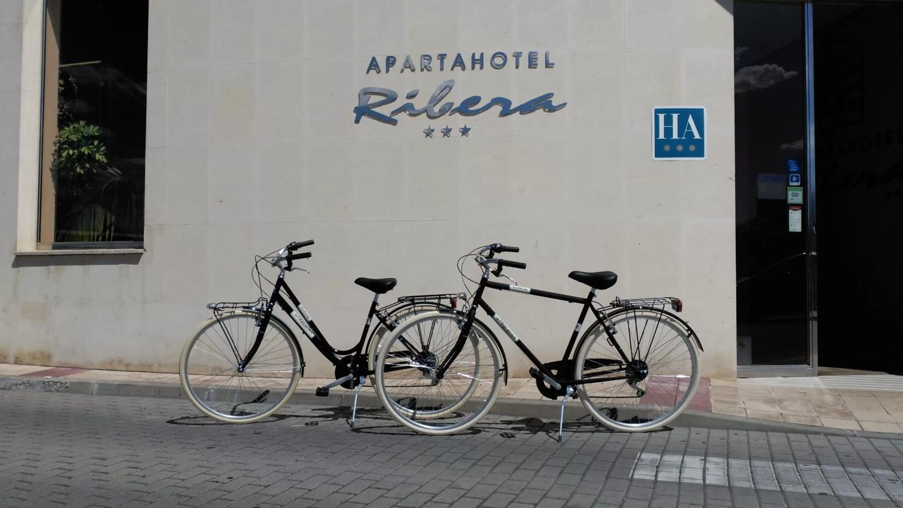 Property logo or sign, Facade/Entrance in Apartahotel Ribera