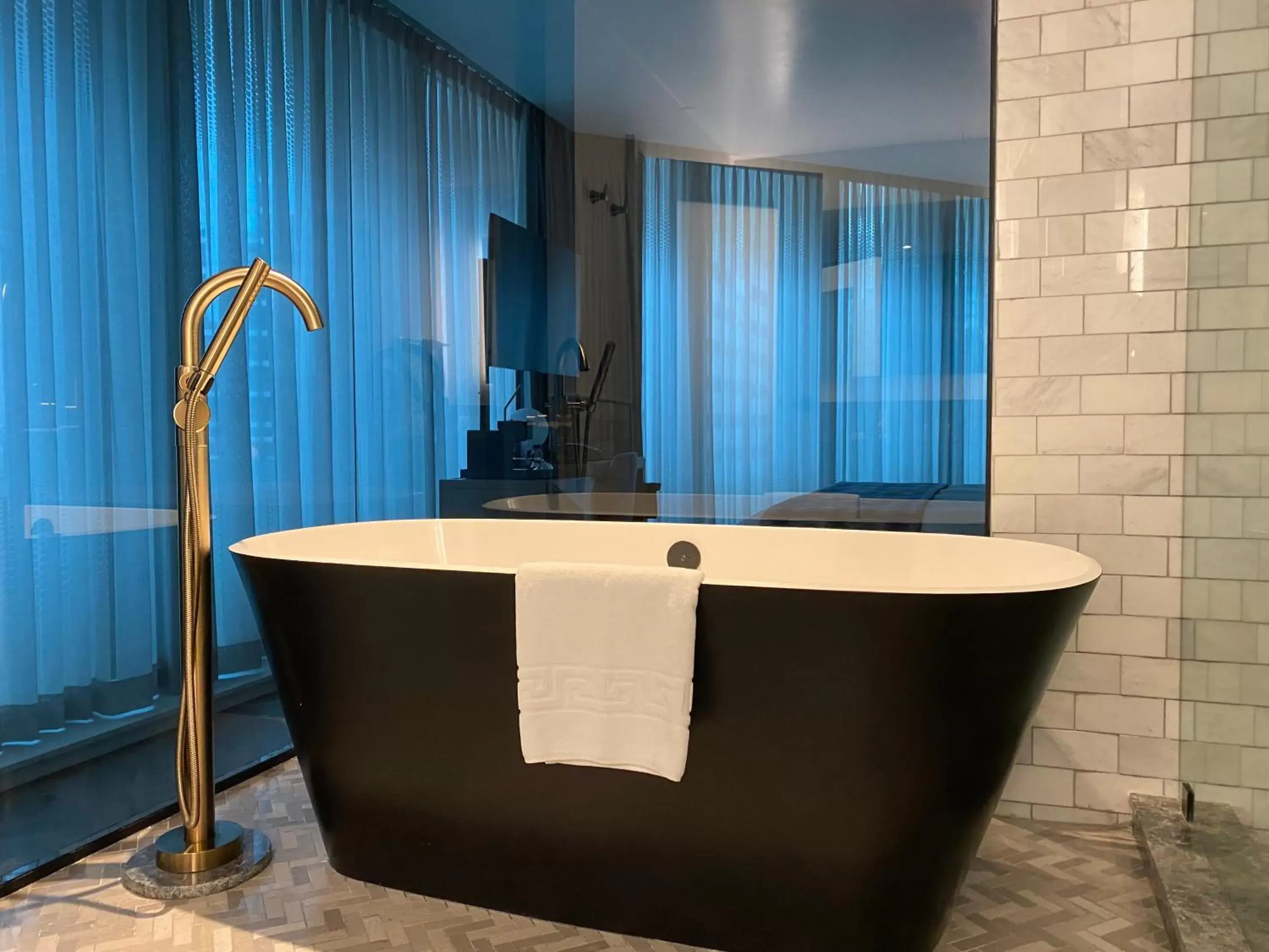 Bathroom in EXchange Hotel Vancouver