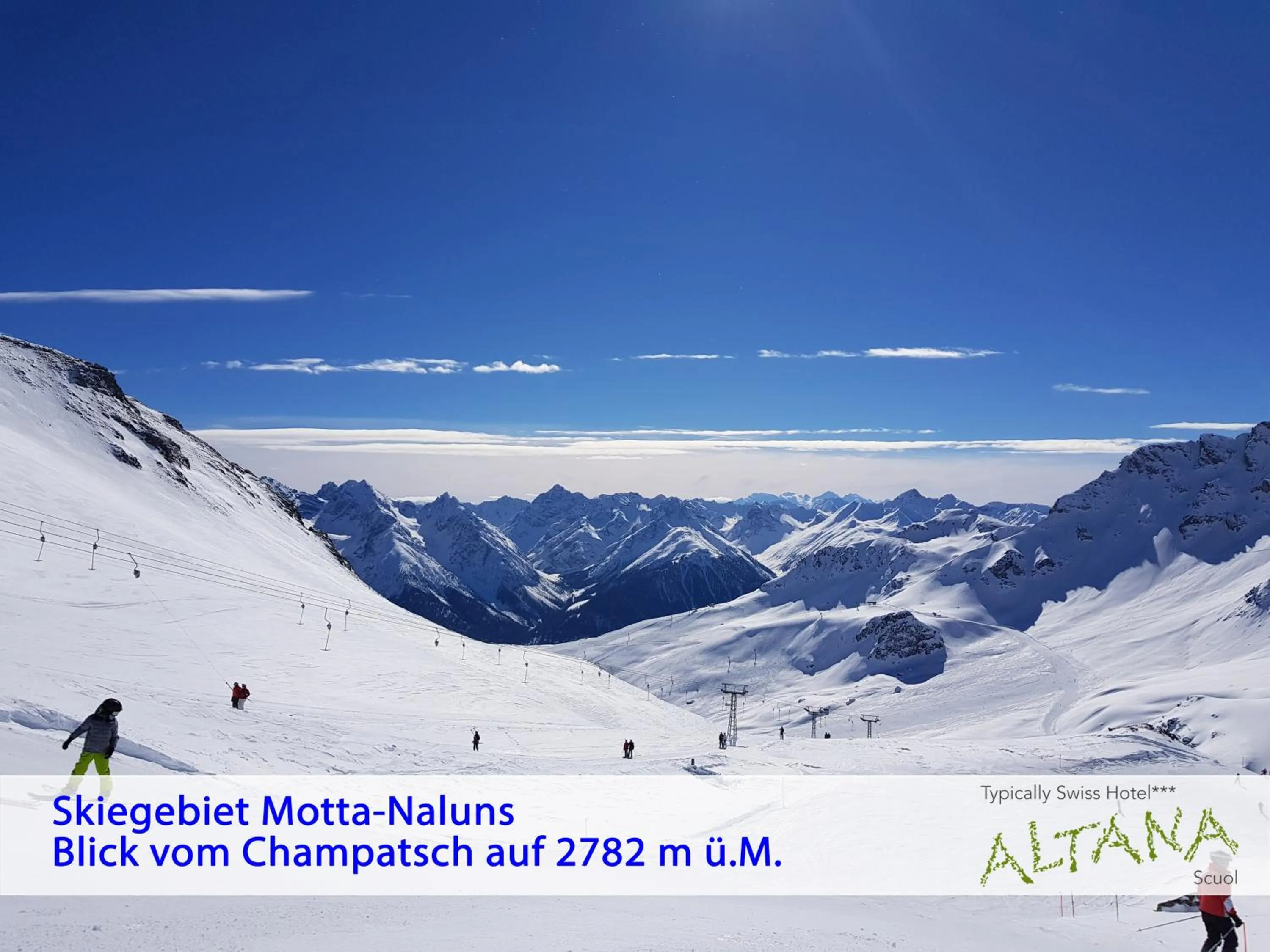 Skiing in Typically Swiss Hotel Altana