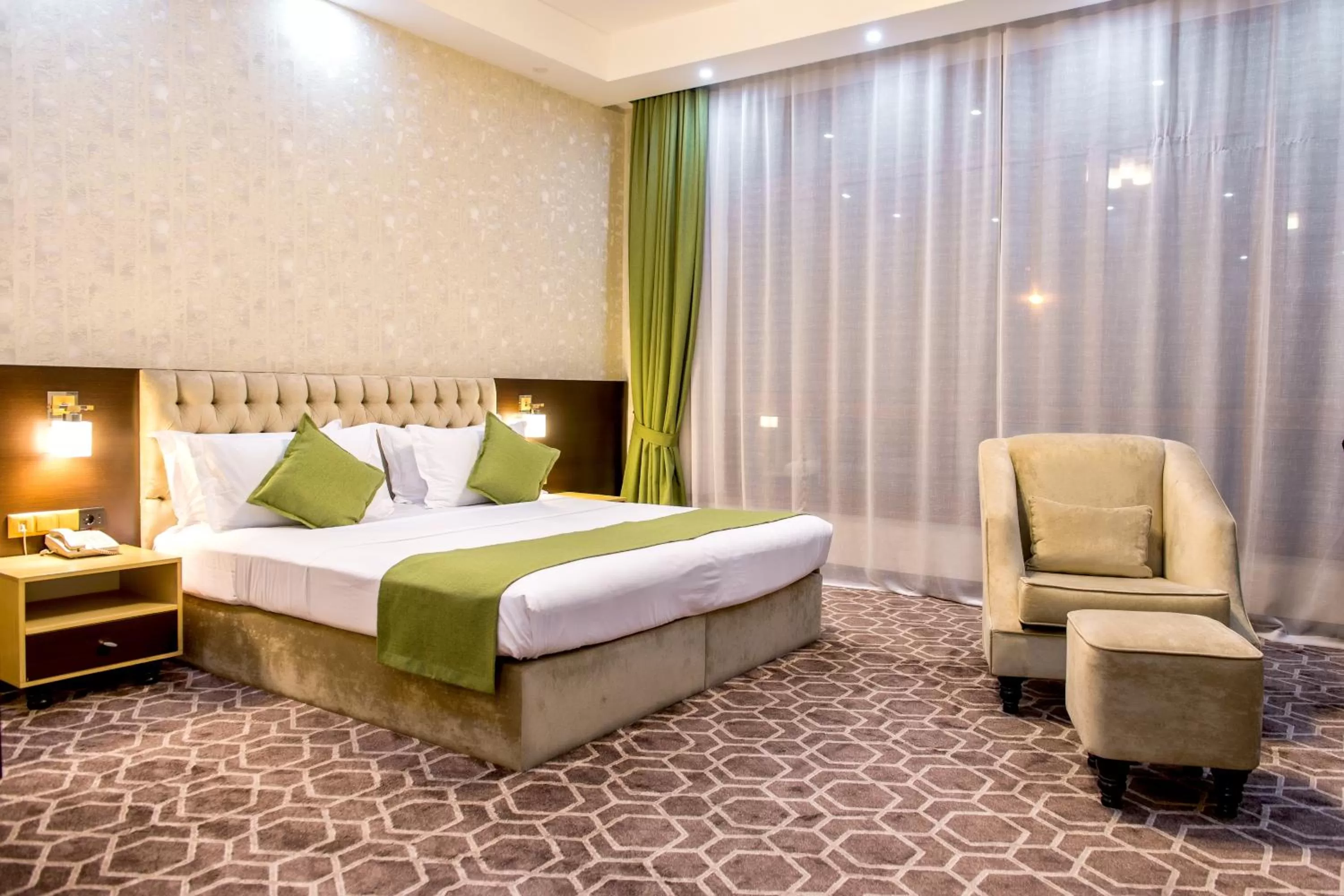 Bed in Megapolis Hotel Shymkent