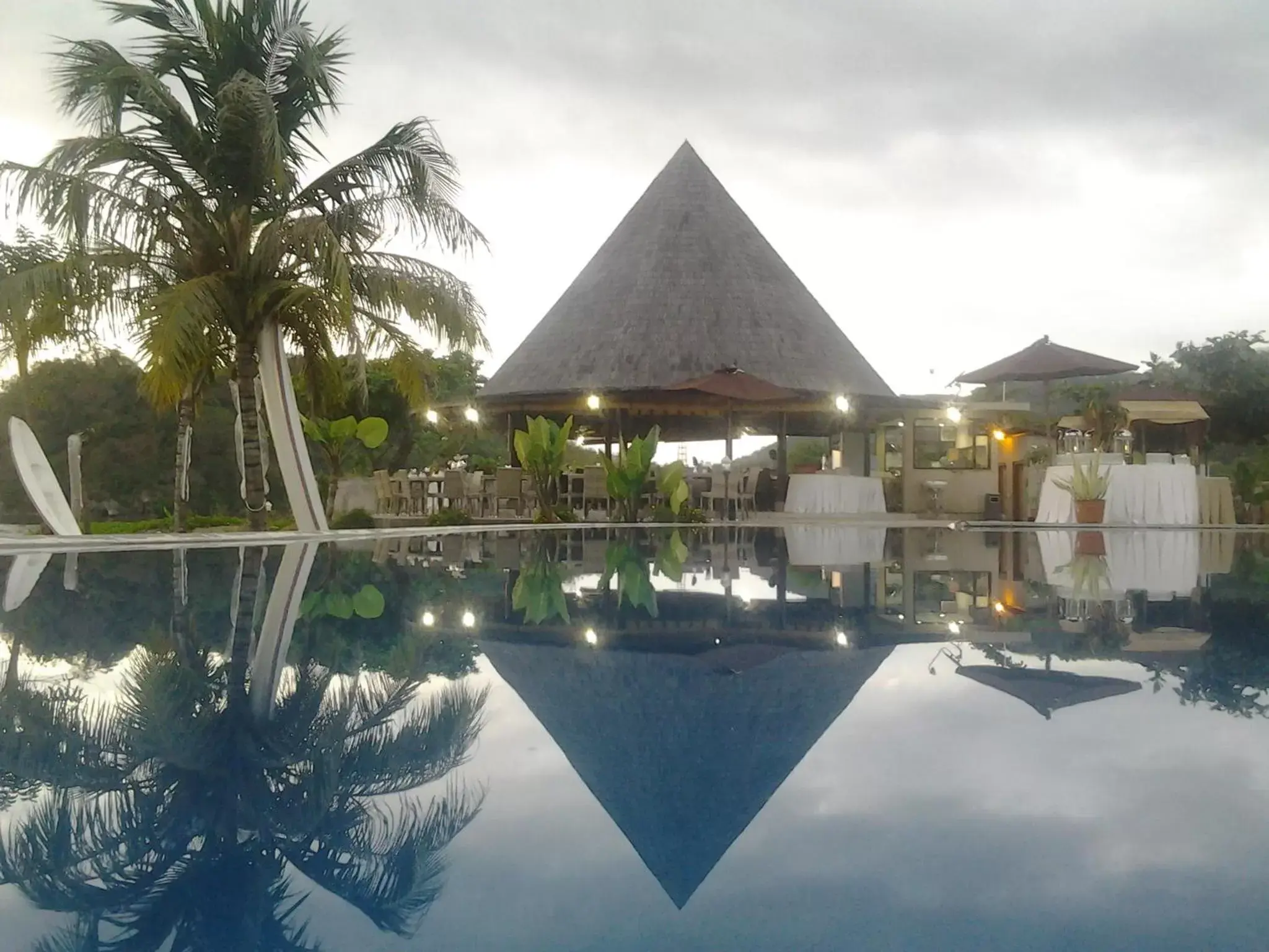 Facade/entrance, Swimming Pool in Luwansa Beach Hotel