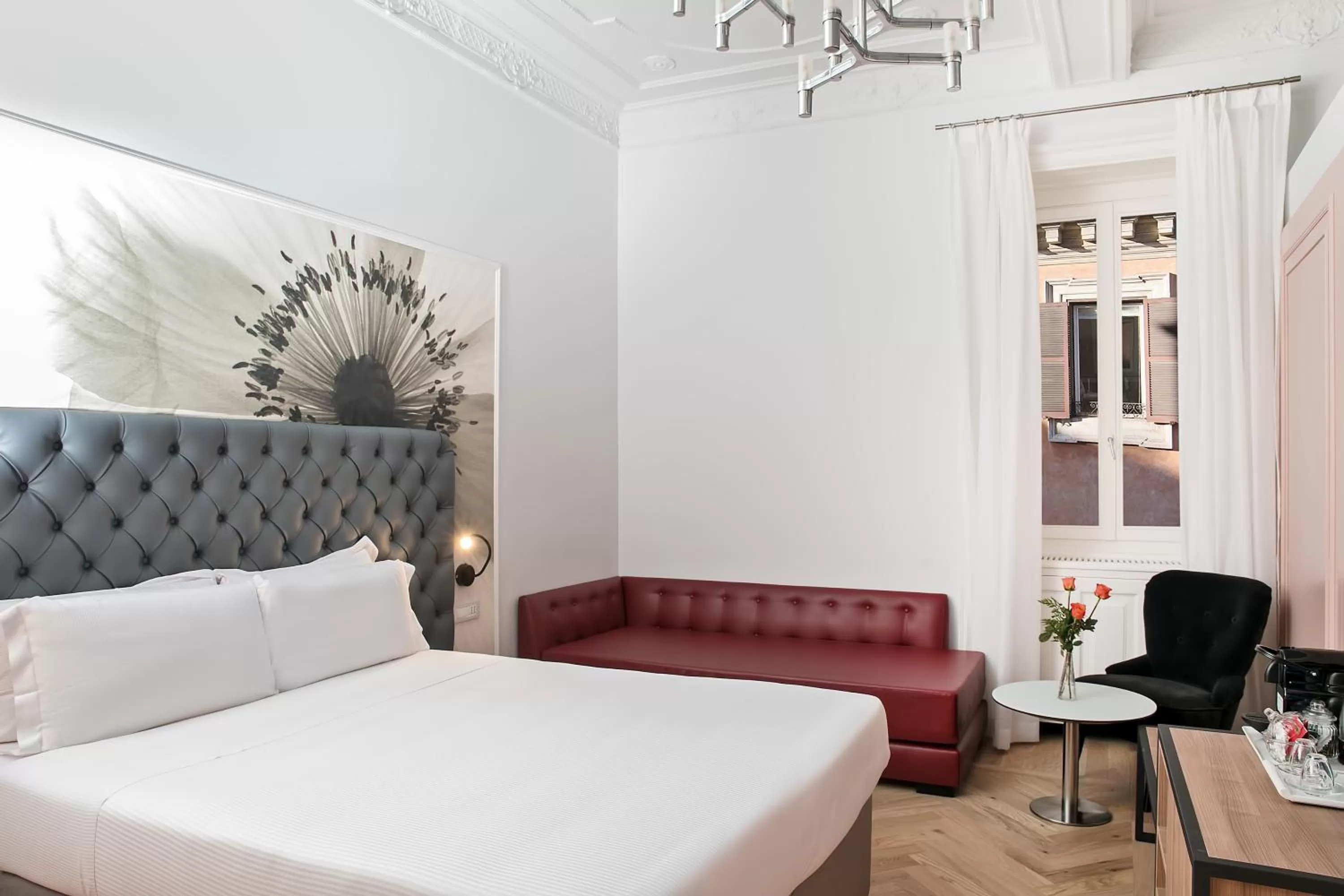 Bed in Boutique Centrale Palace Hotel