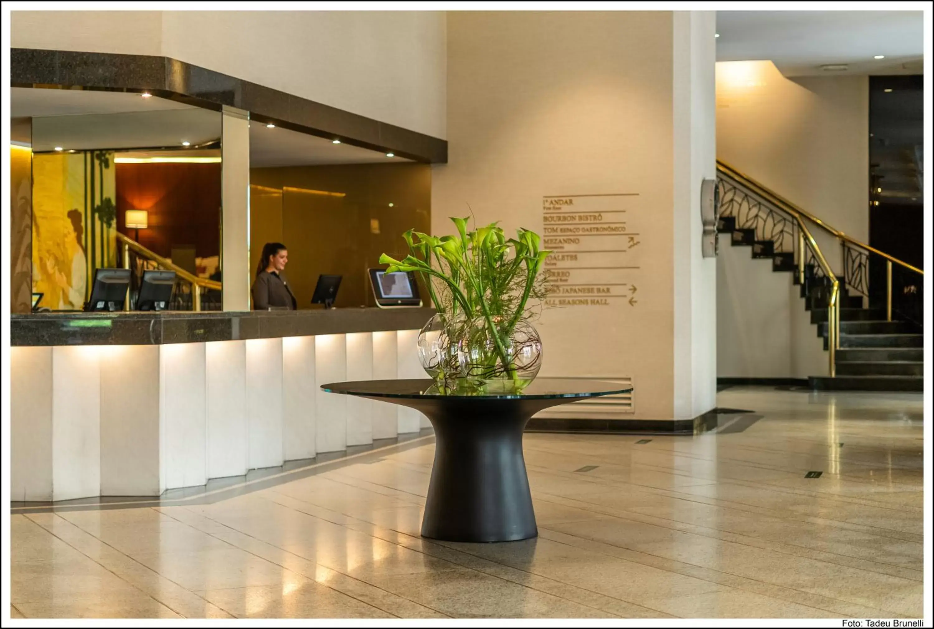 Lobby or reception, Lobby/Reception in Bourbon Curitiba Hotel & Suítes