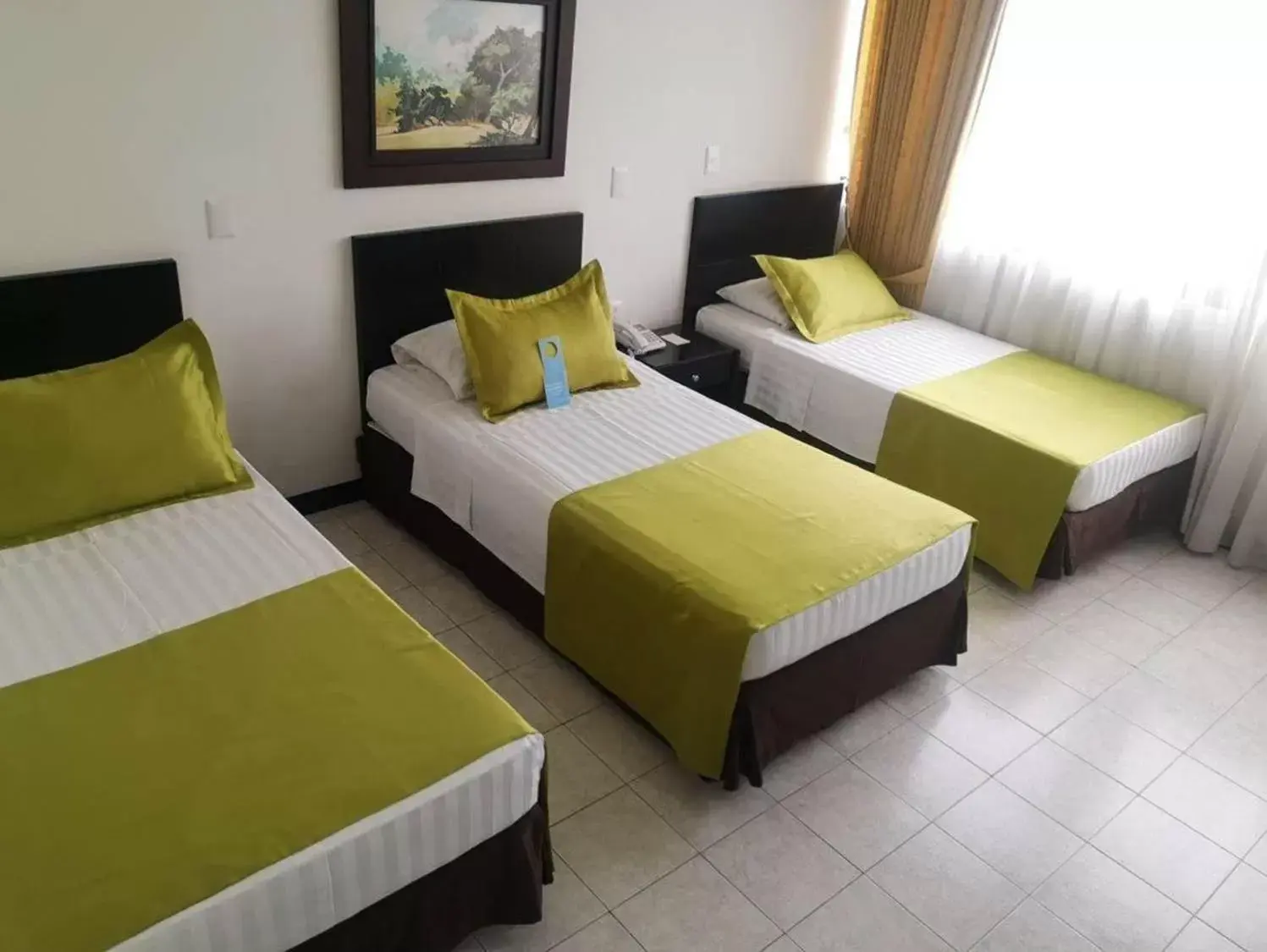 Bed in Hotel Chicamocha Bed in Hotel Chicamocha