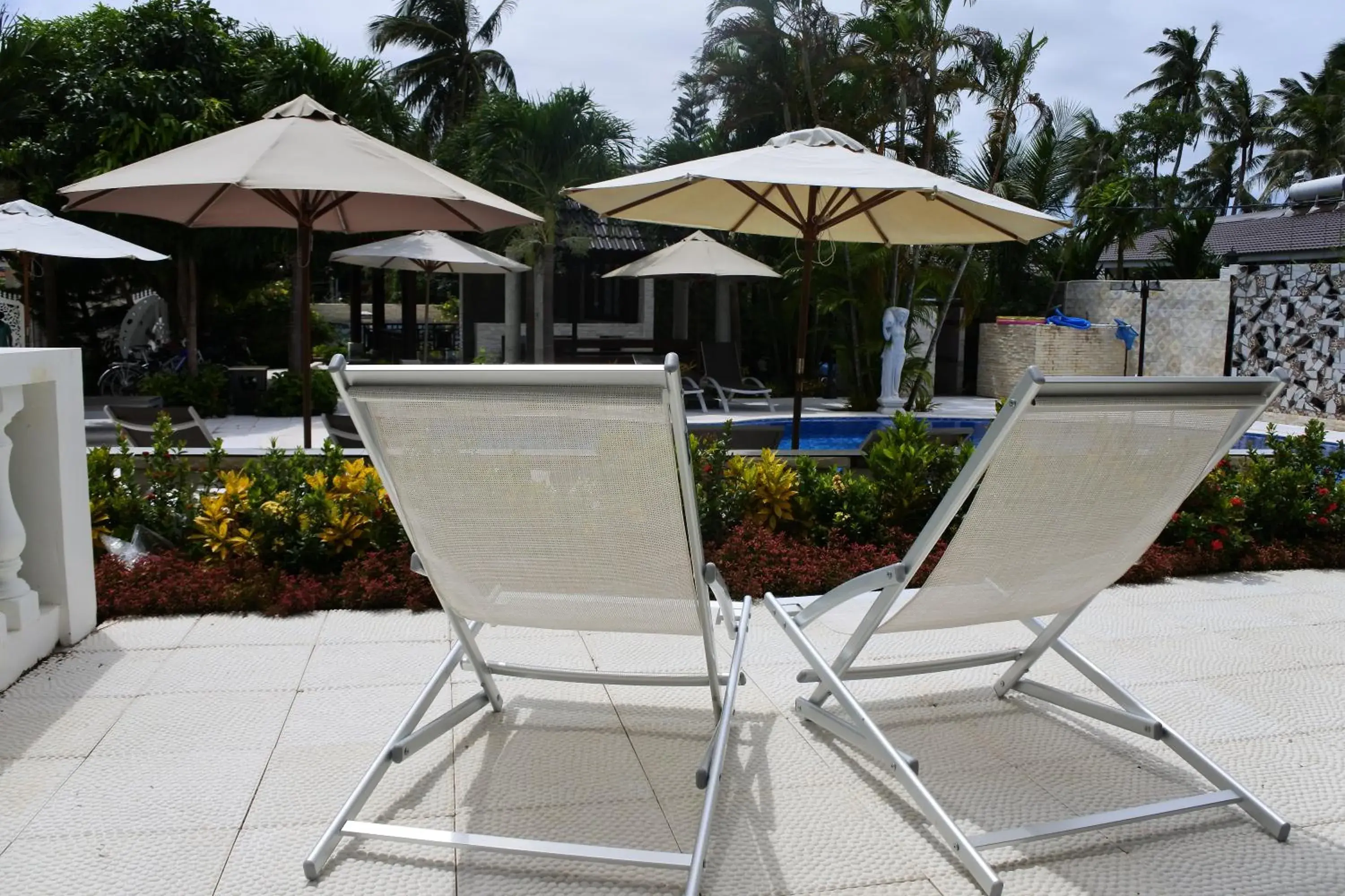 Shower, Patio/Outdoor Area in Godiva Villa Phu Quoc