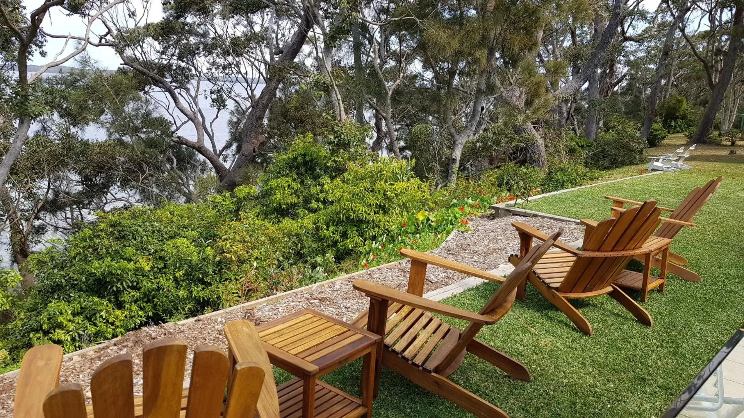 Garden view in The Edgewater Bed & Breakfast