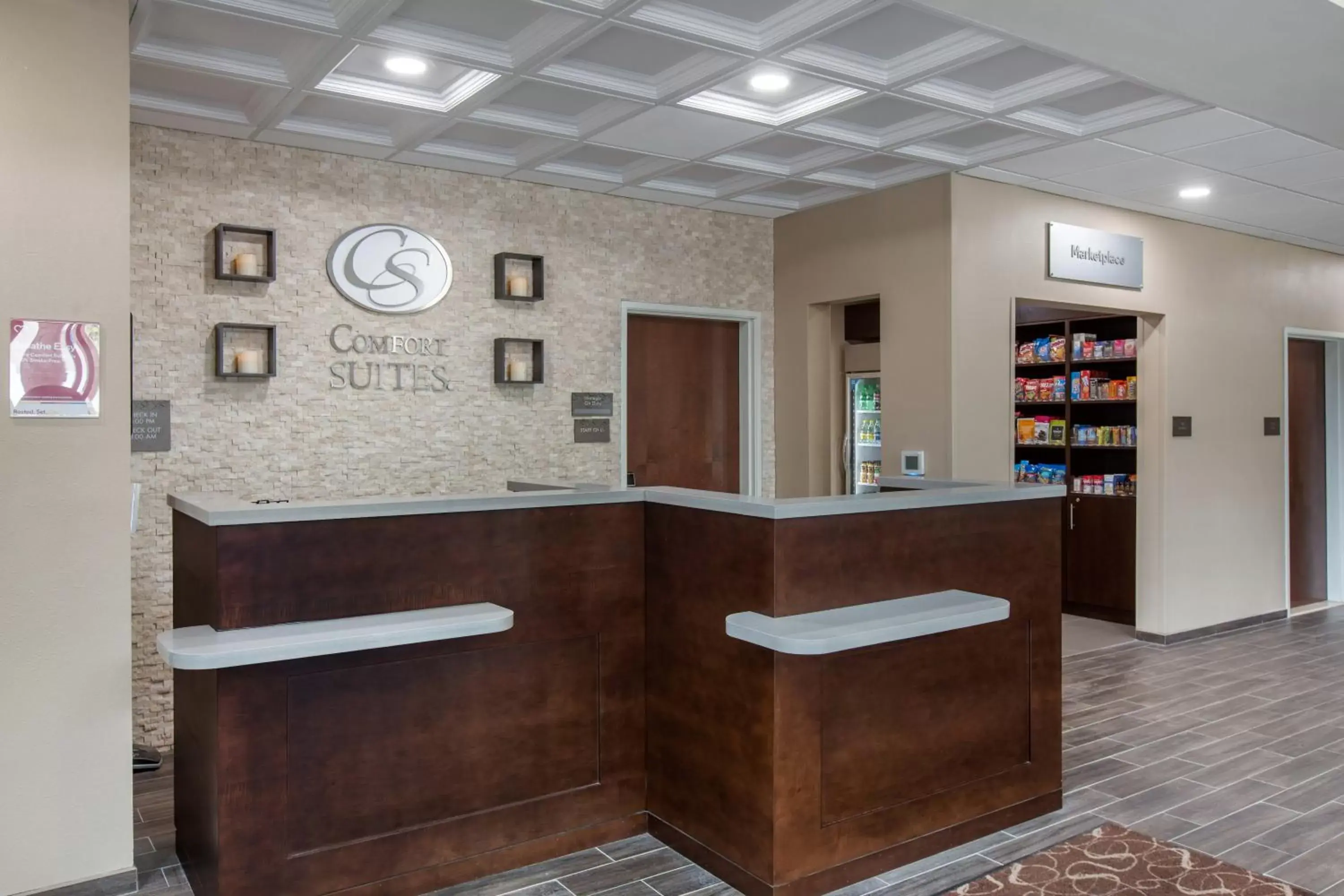 Lobby or reception in Comfort Suites - South Austin Lobby or reception in Comfort Suites - South Austin